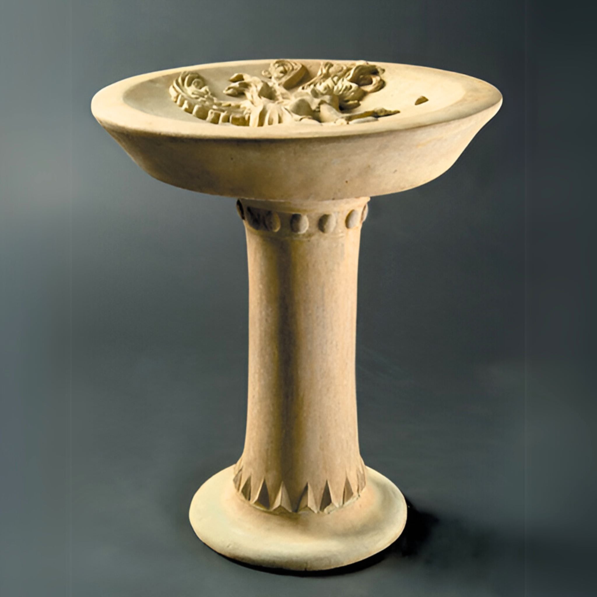 Fairy Concrete Bird Bath - Fiore #439