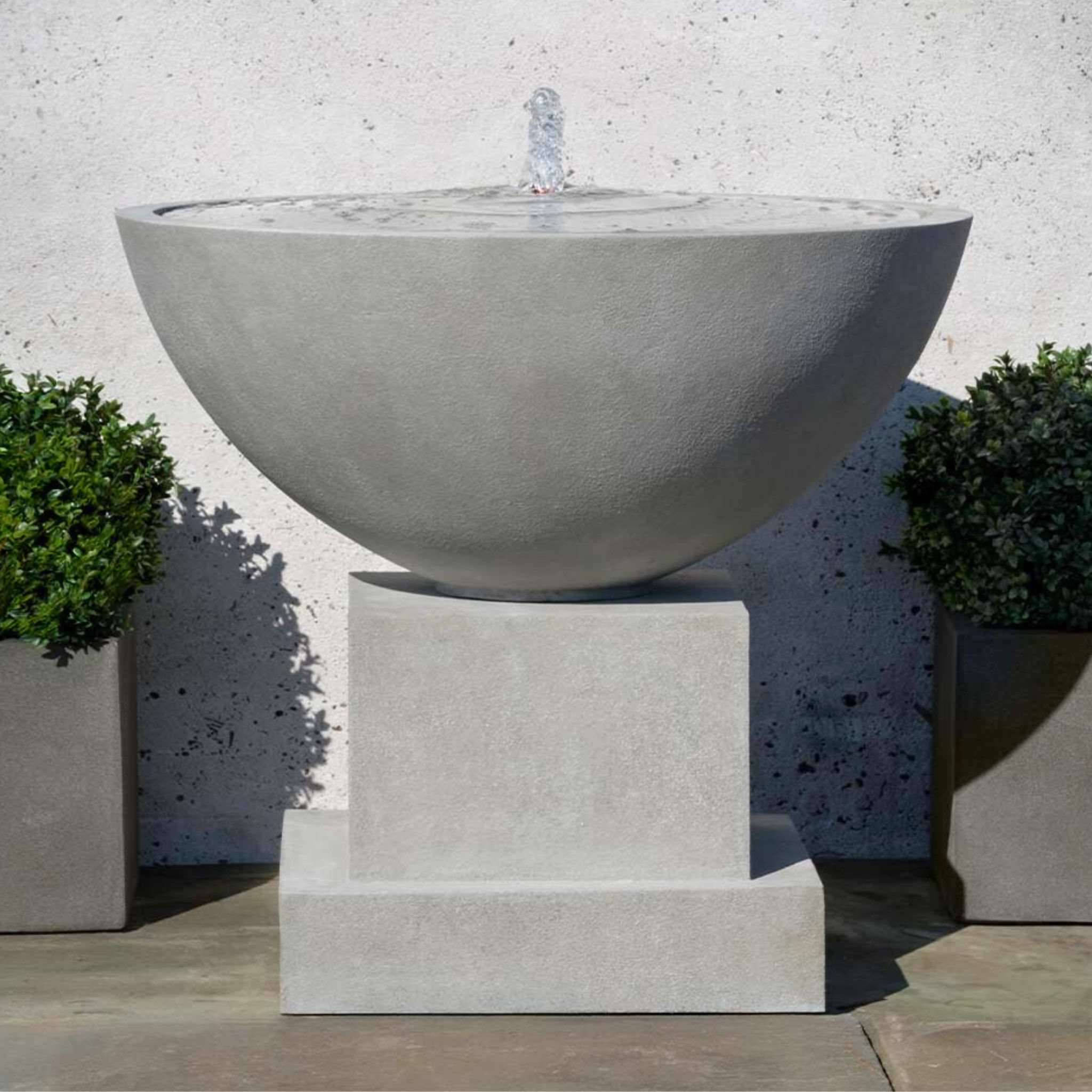 Darien Plinth GFRC Garden Fountain - Campania #1113