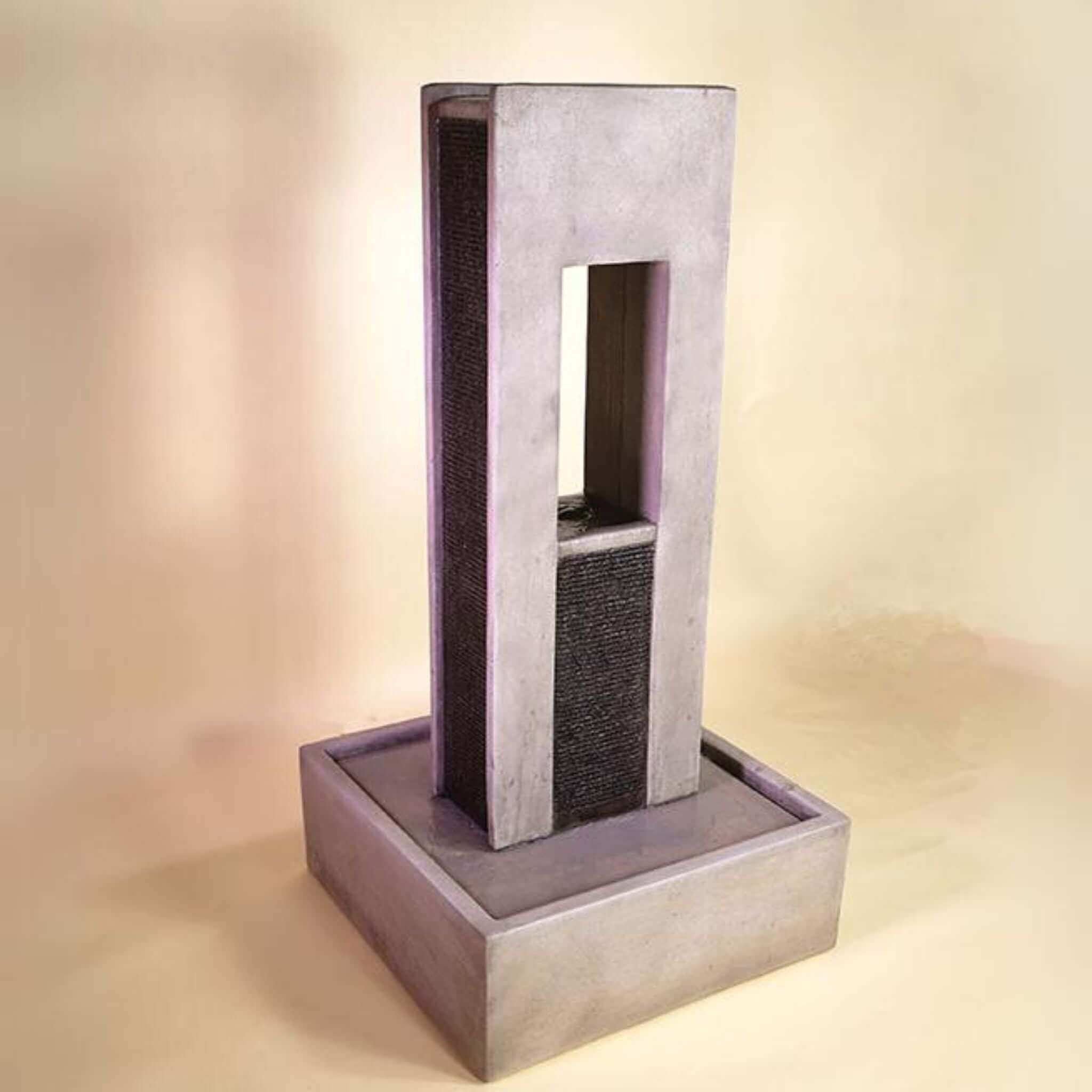 Brentwood Tower Concrete Fountain - Giannini #1774