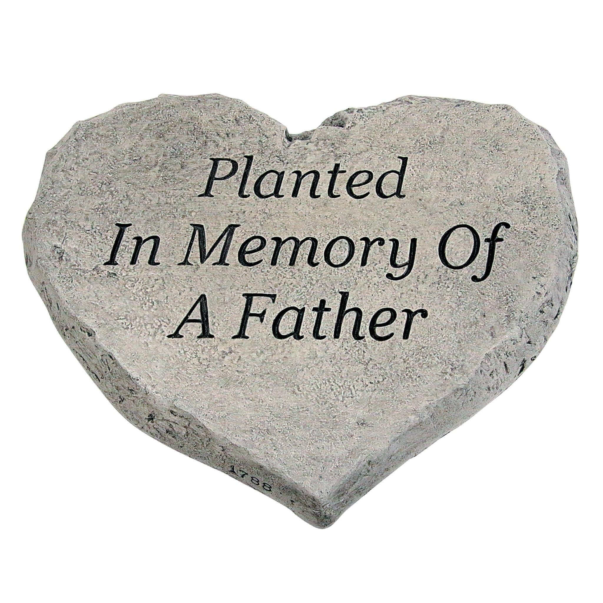Father Memorial Concrete Garden Greeting Stone