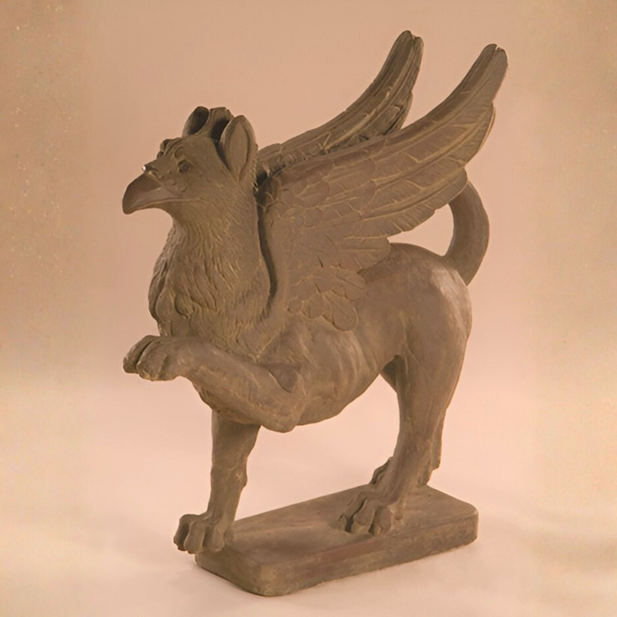 Griffin Standing Concrete Garden Statue - Fiore #776