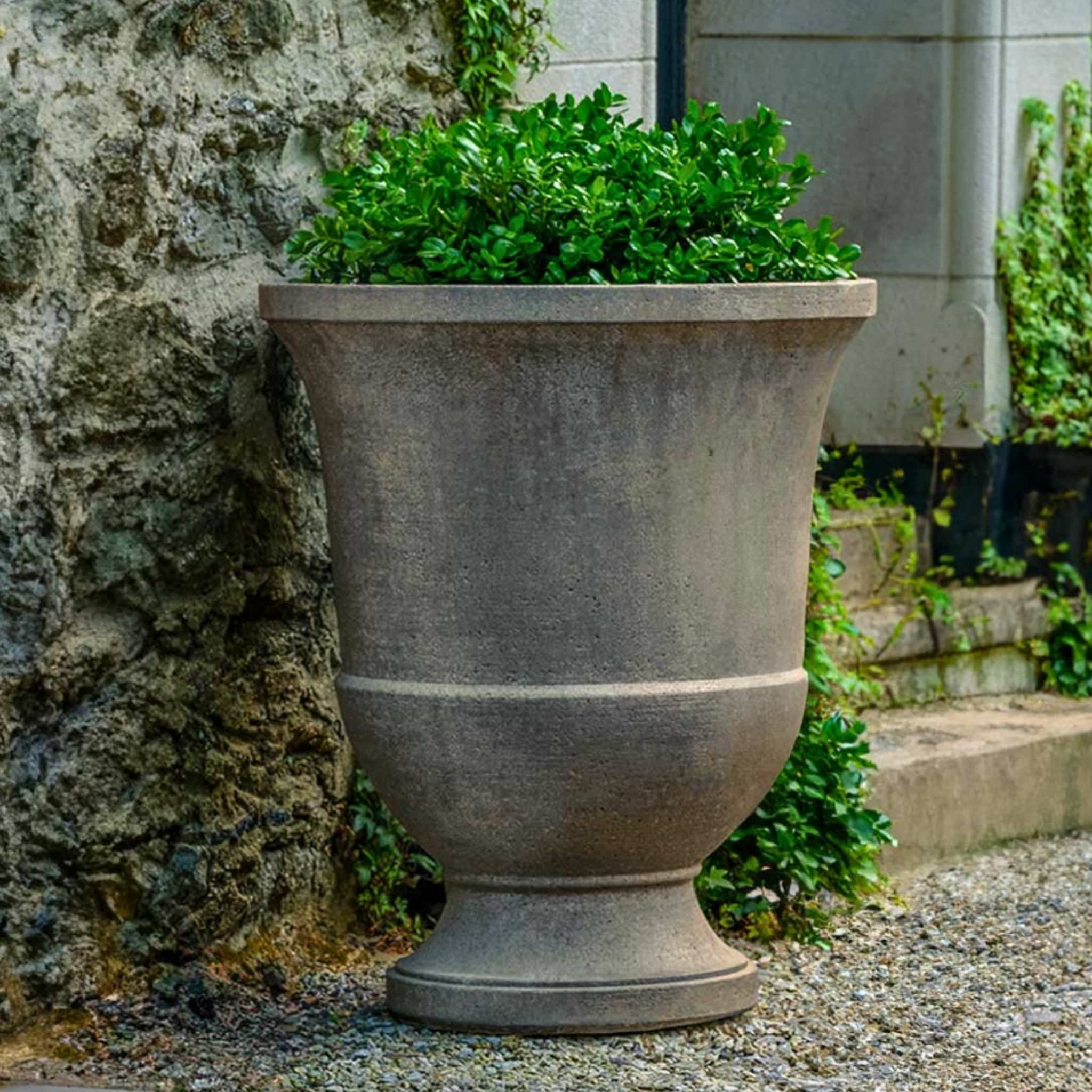 Textured Large Pascal Urn Planter - Campania #P967