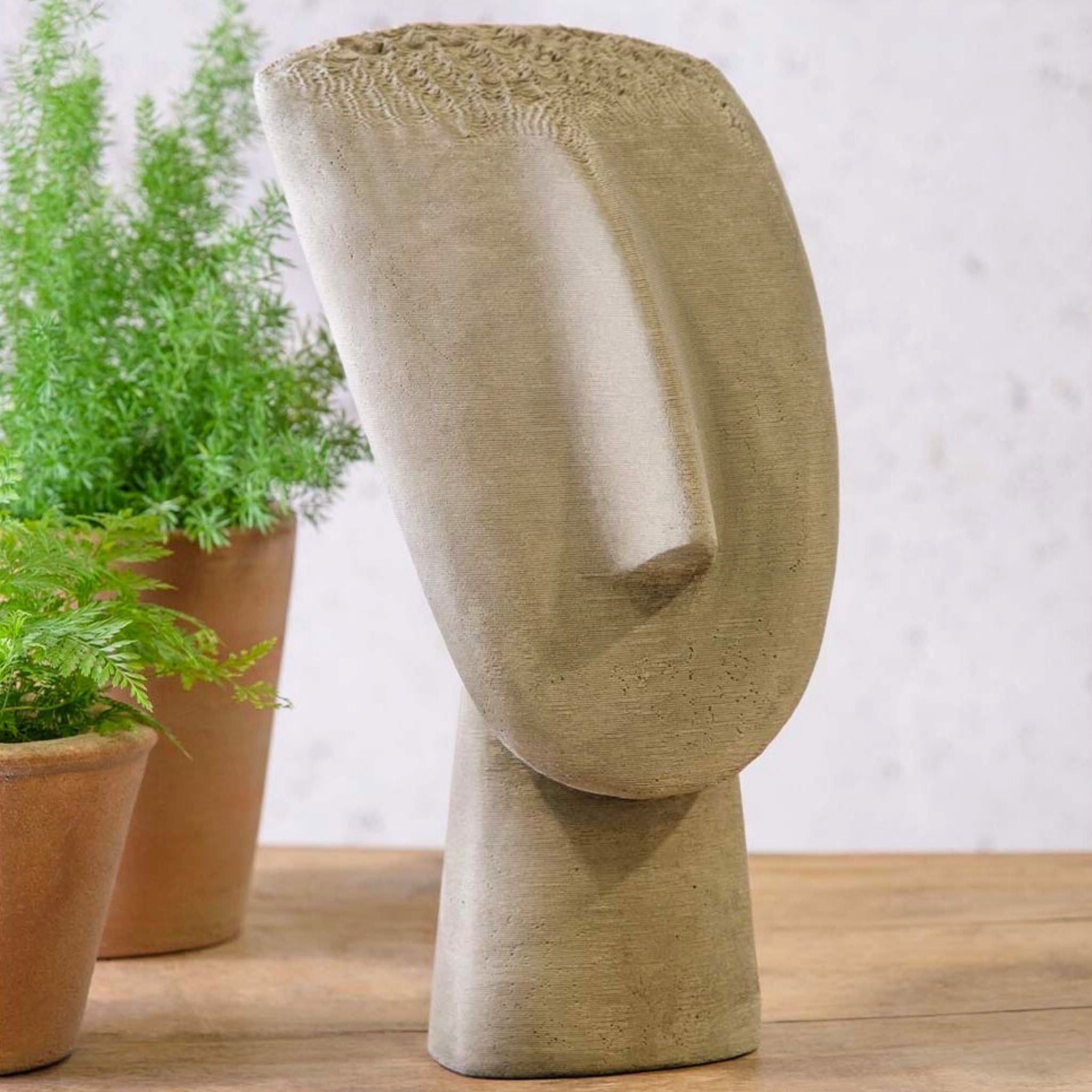 Cyclatic Head Concrete Statue