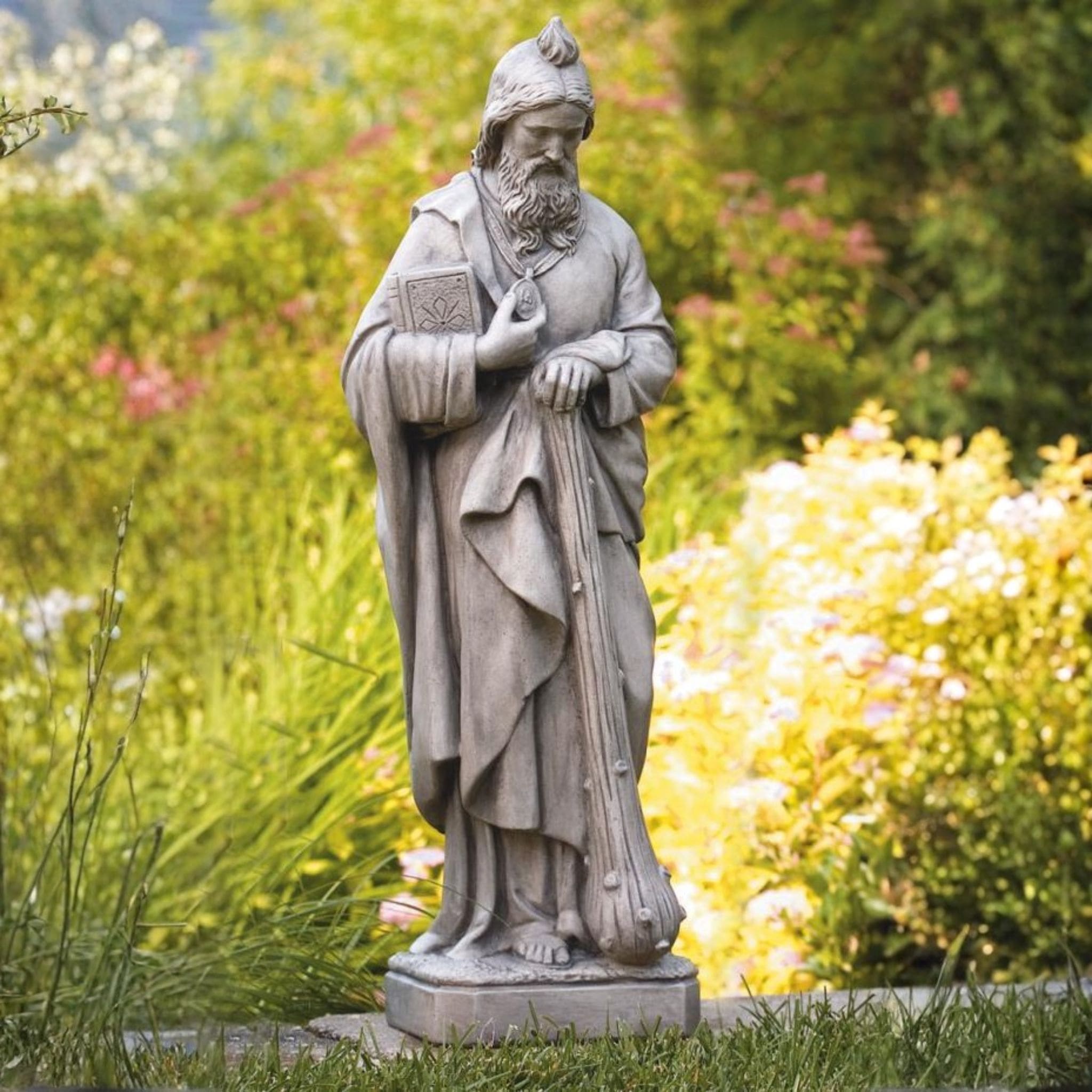 St. Jude Concrete Garden Statue - Massarellis #109026