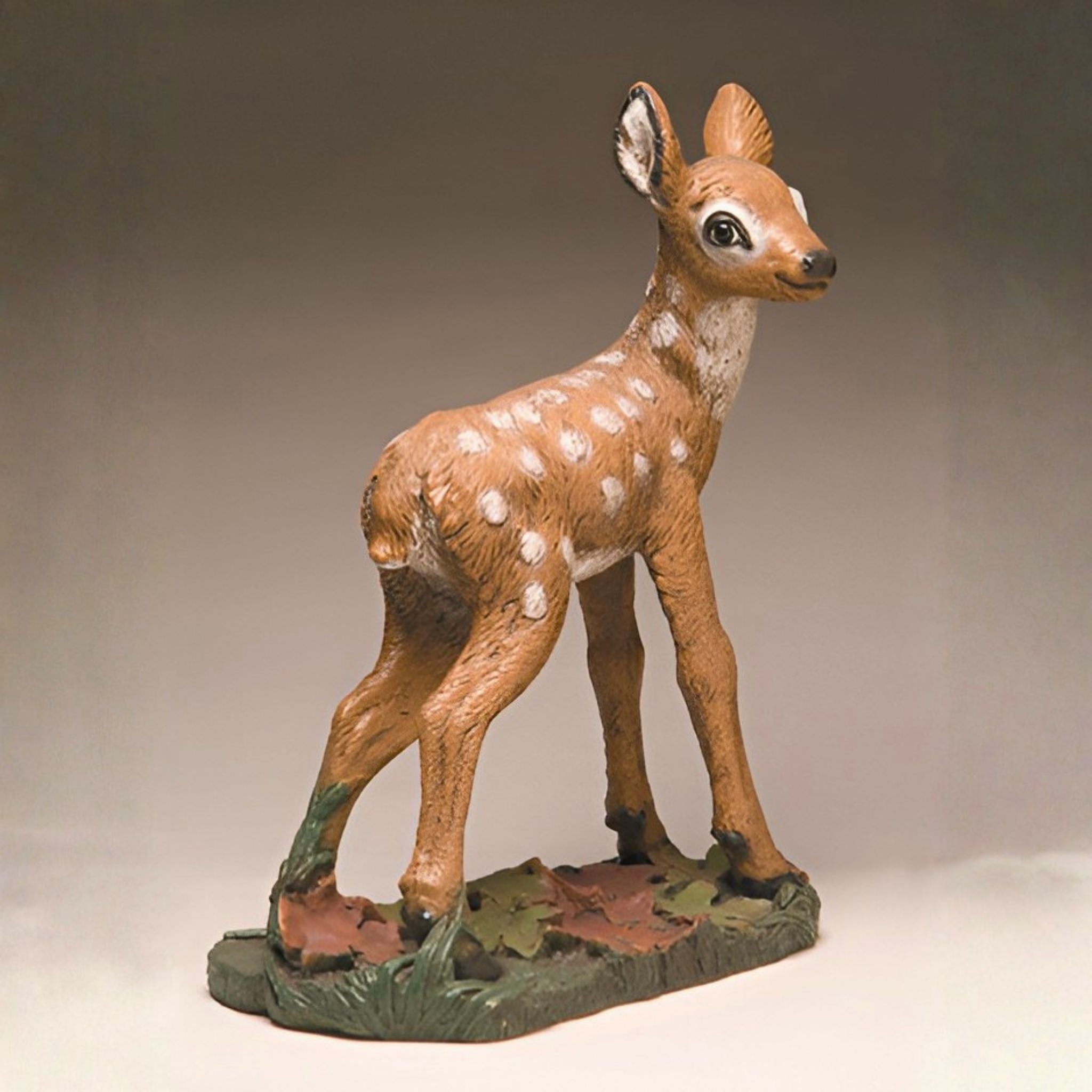 Standing Fawn Concrete Garden Statue - Fiore #579