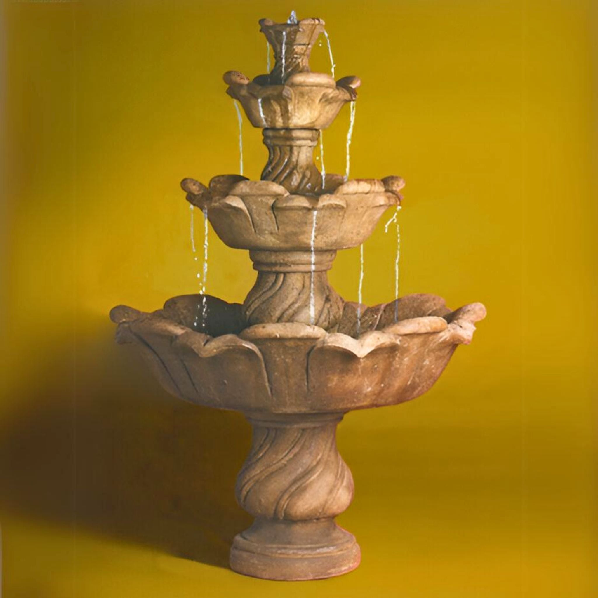 Cabo 4-Tier Concrete Fountain - Fiore #AV119F