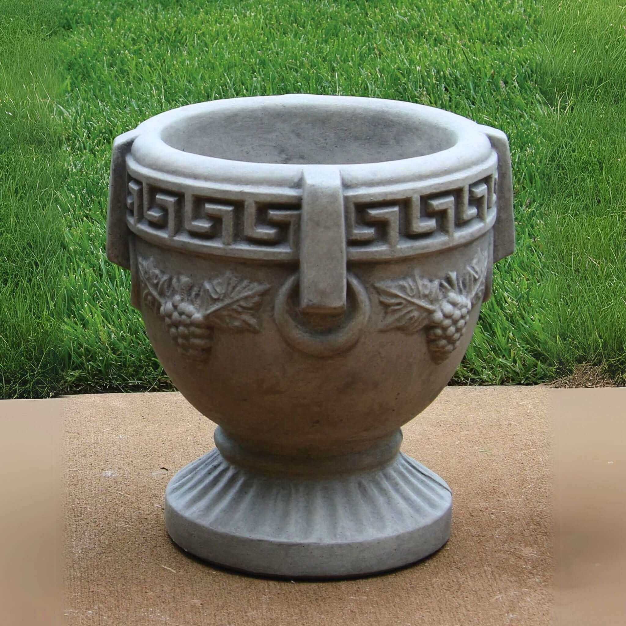 Medium Grecian Urn Concrete Planter - Massarellis #6170