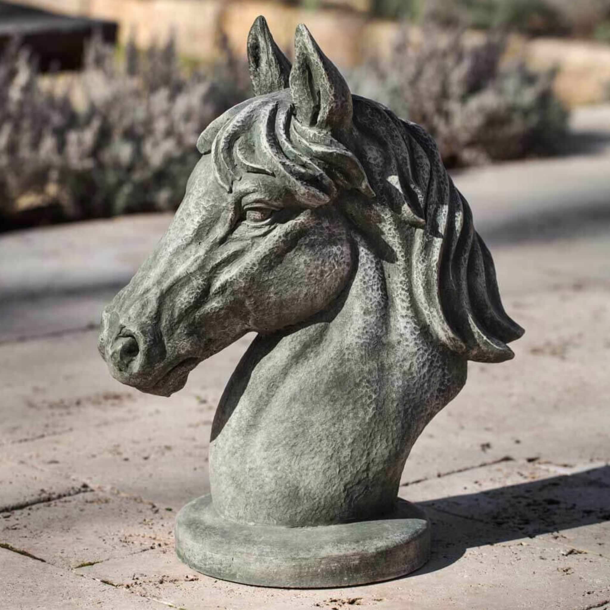 Spirit Horse Concrete Garden Statue - Campania #A523