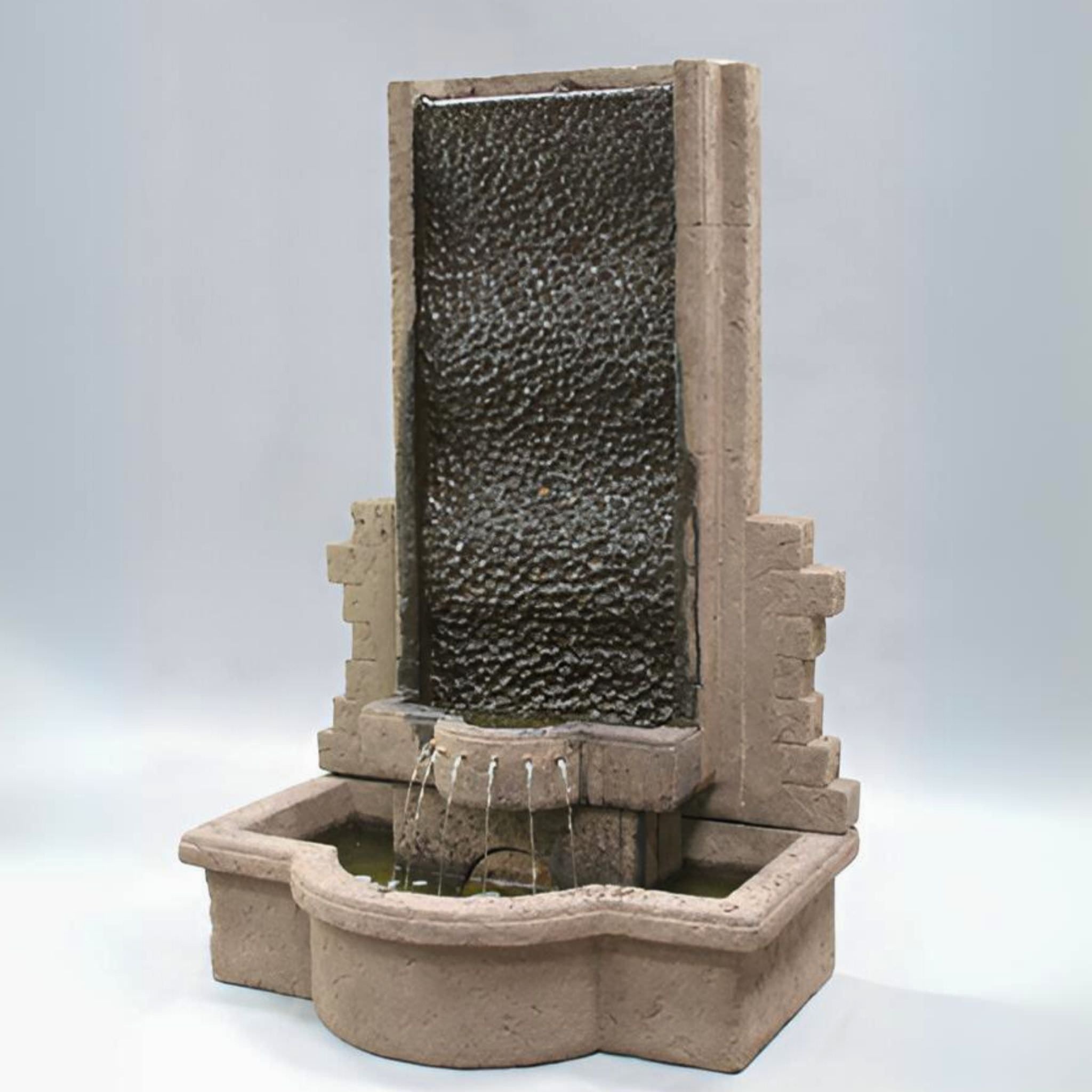 Tranquility Concrete Wall Fountain - Fiore #LG136FW