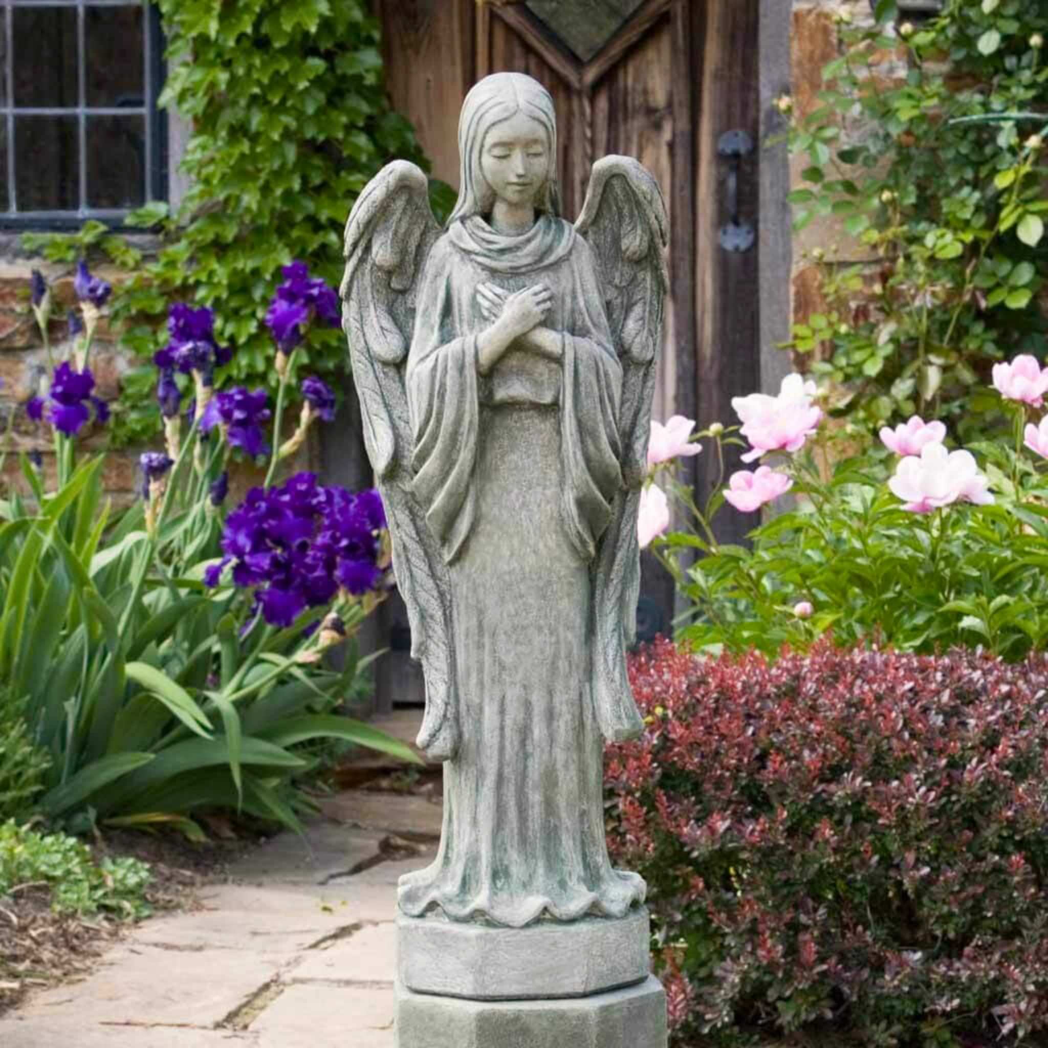 Campania International Autumn Angel Garden Statue