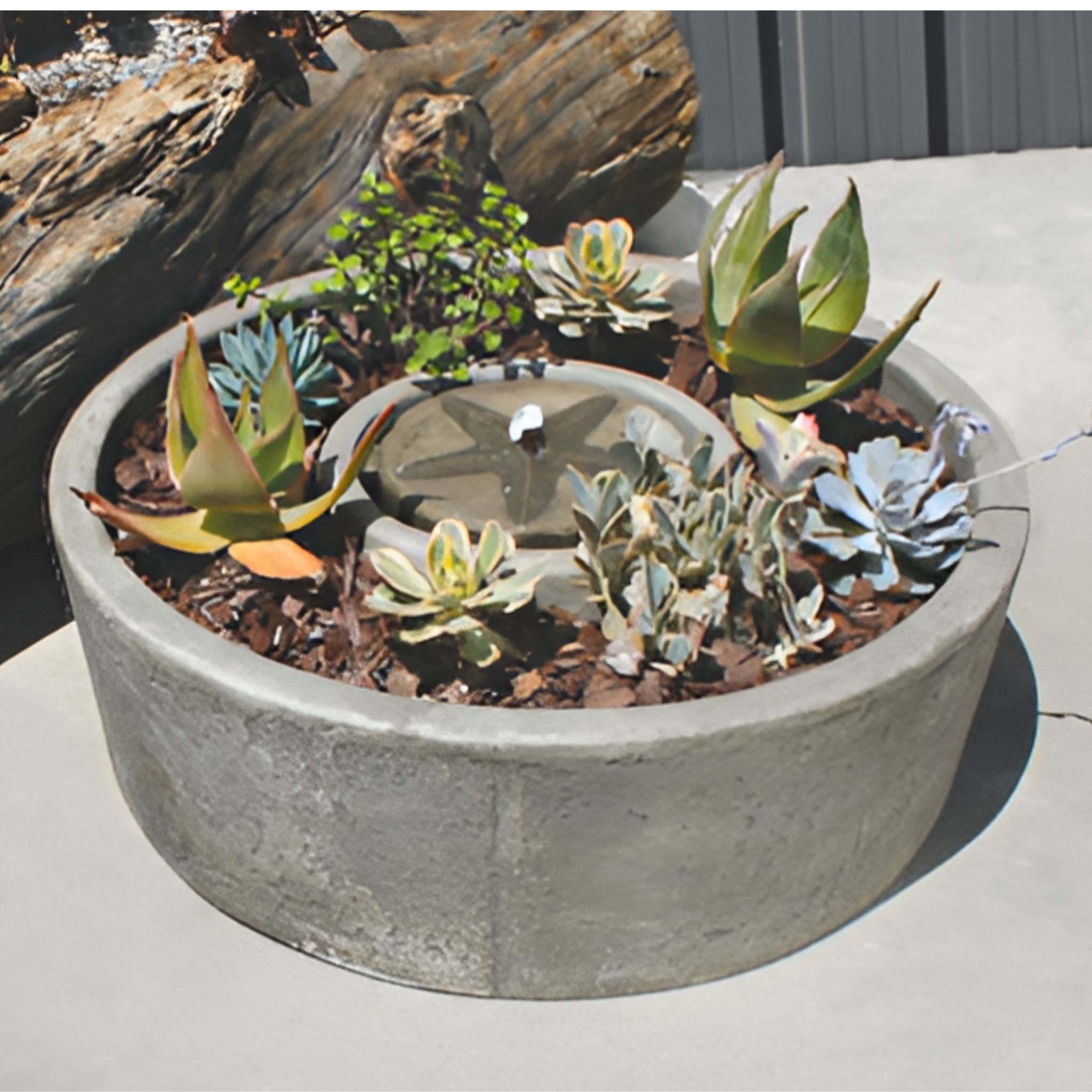 Vera Concrete Planter Fountain - Fiore #243