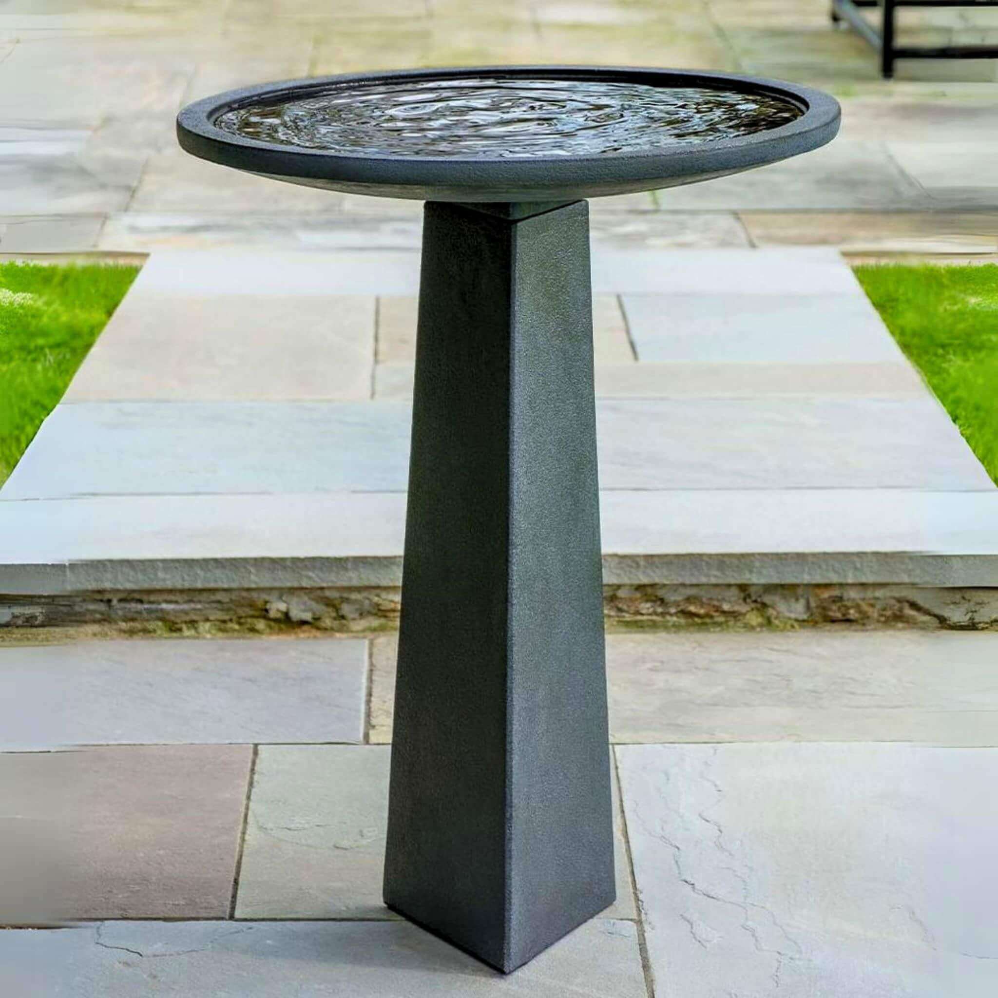 Aspire Large Concrete Birdbath - Campania