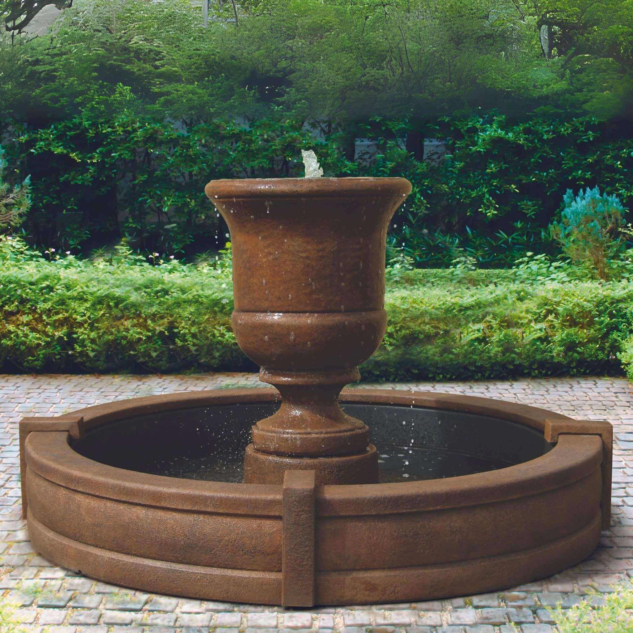 Cento Urn Concrete Fountain w/Pool