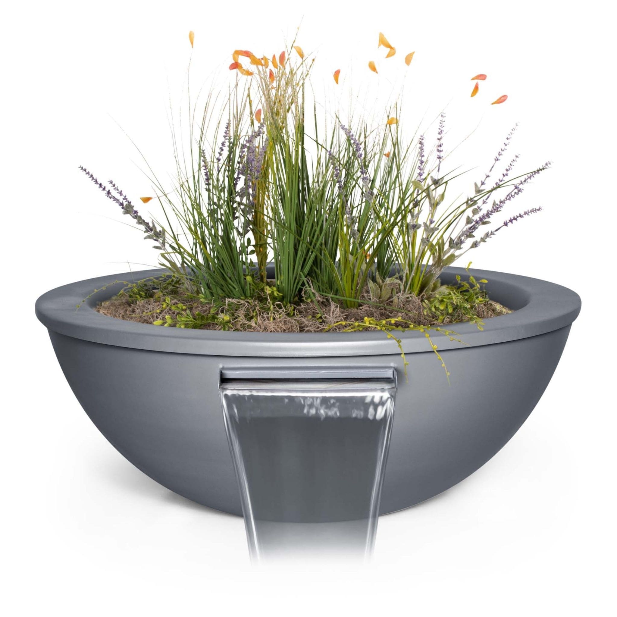 Sedona Powder Coat Steel Planter & Water Bowl - The Outdoor Plus