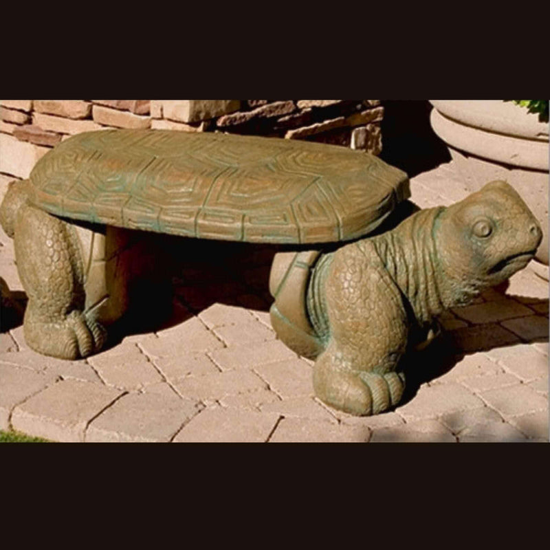 Turtle Concrete Garden Bench - Phoenix Design Cast