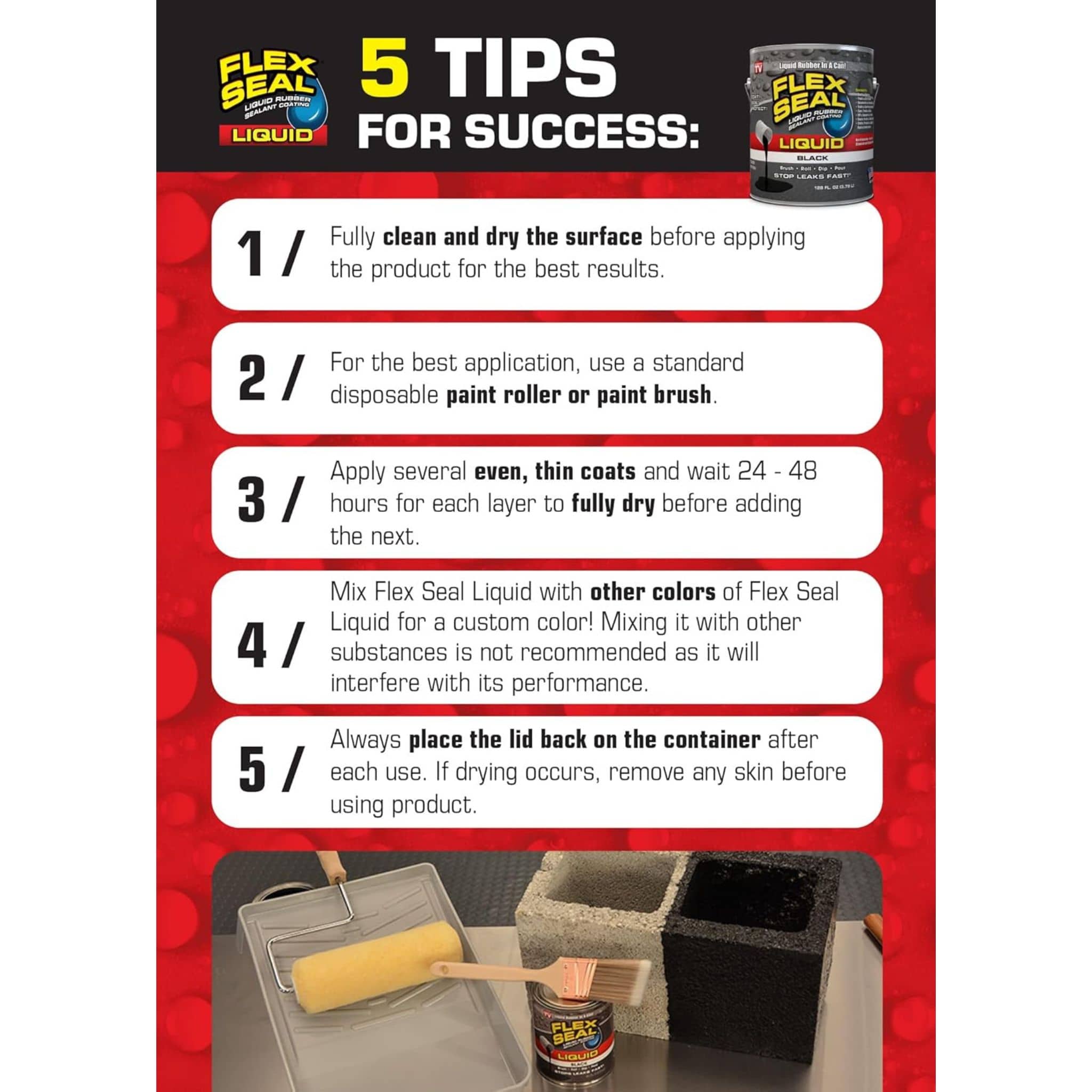 Flex Seal Liquid - 32 oz. Clear Sealant