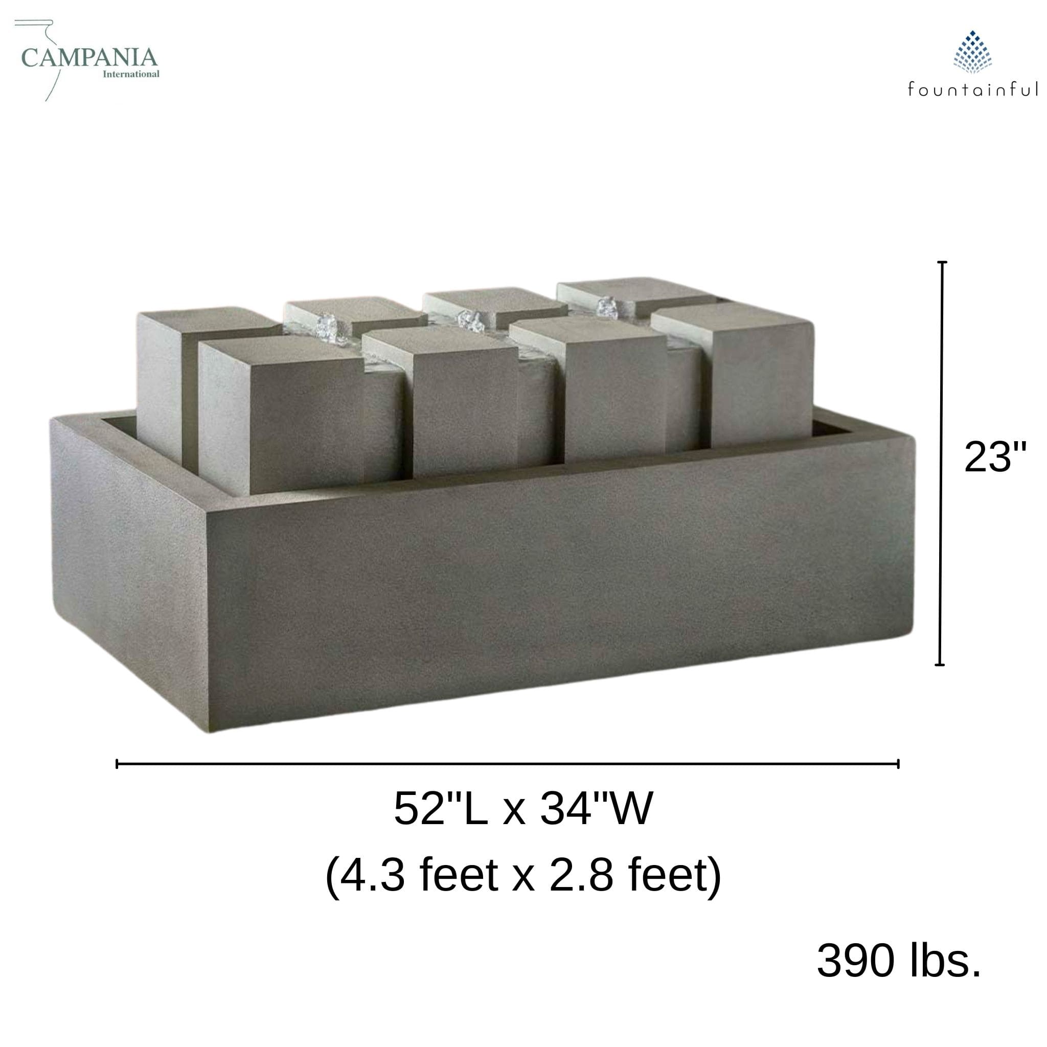 Kanal GFRC Linear Fountain - Campania #1116