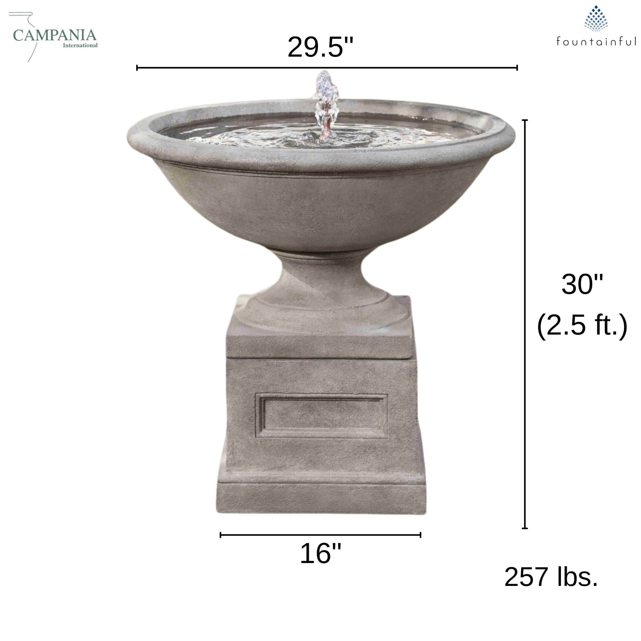 Aurelia Concrete Fountain - Campania #FT283