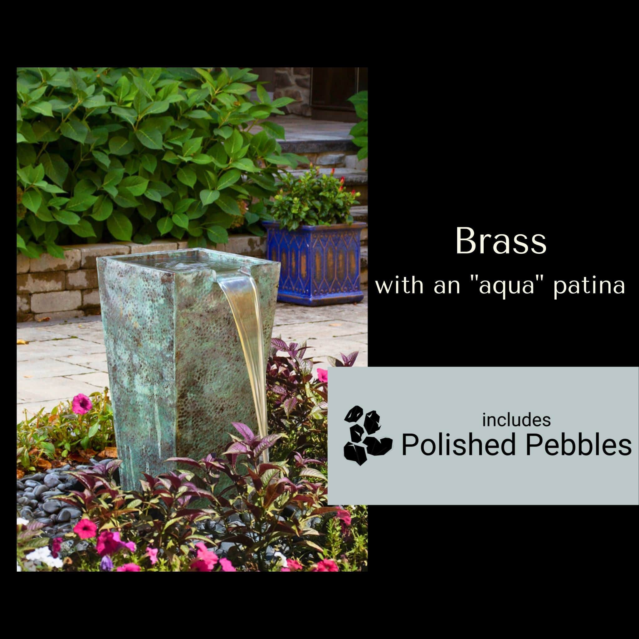 Double Spillway Brass Bowl Fountain - Complete Kit - Blue Thumb