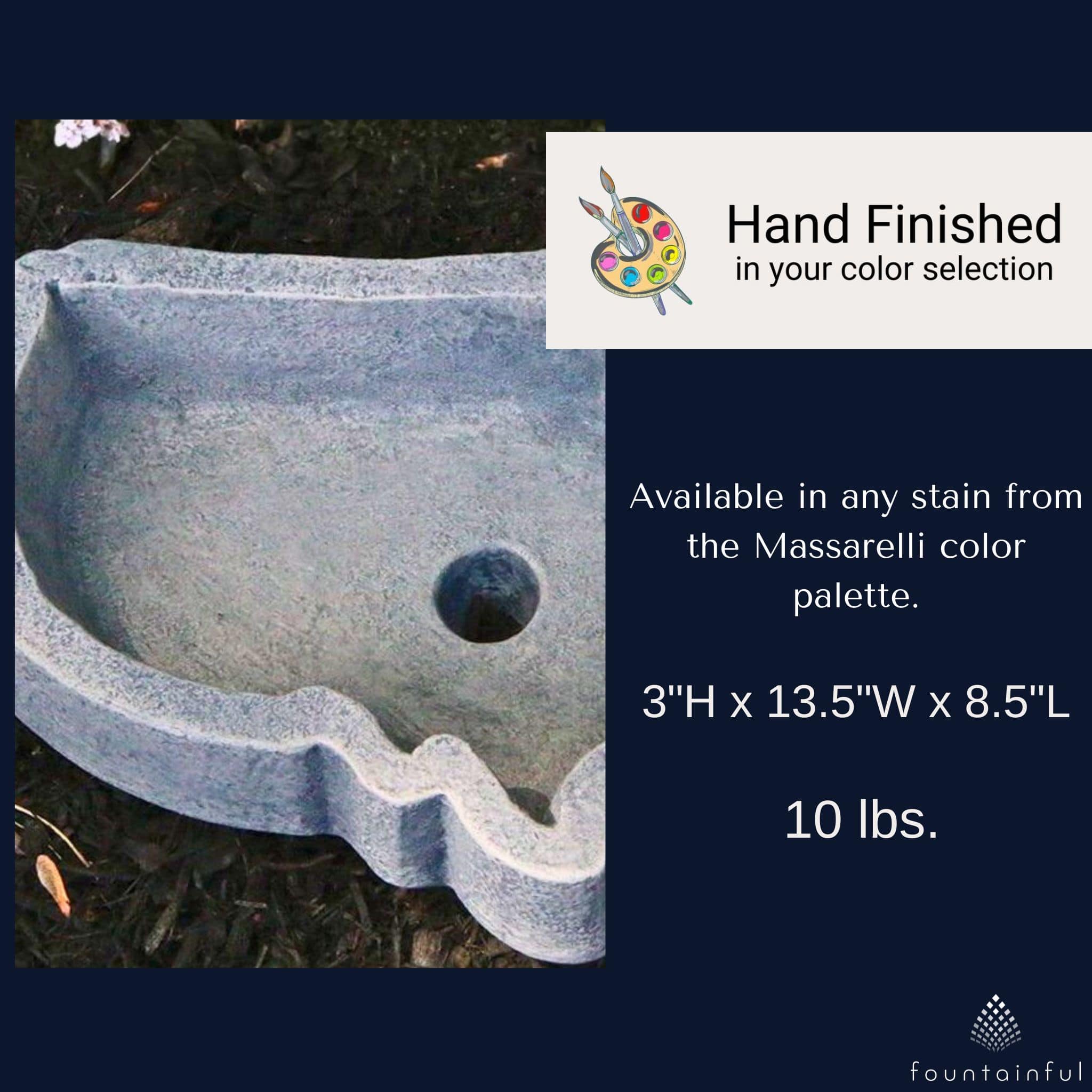 United States Concrete Planter - Massarellis #6089