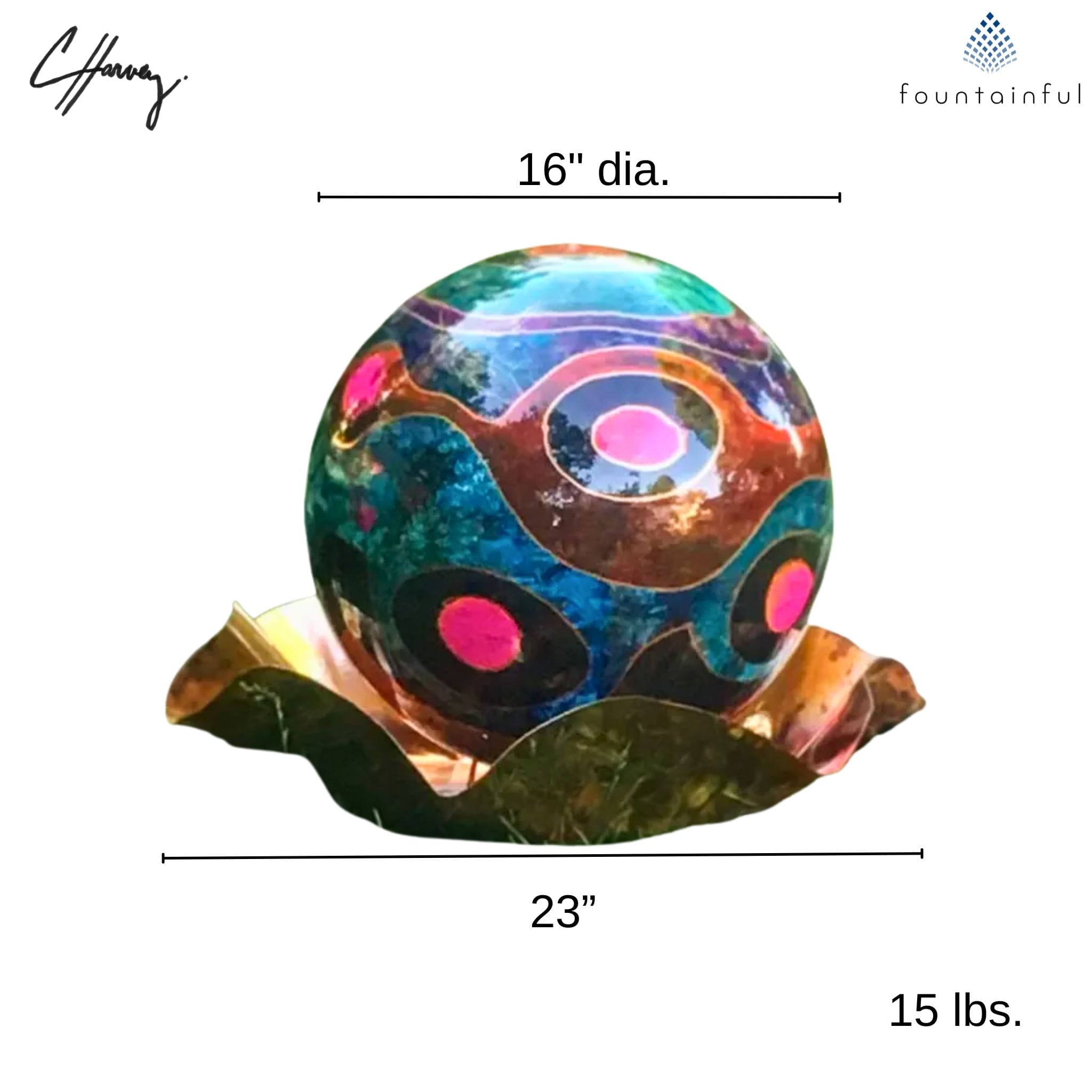 Santa Fe Sphere Fountain - CHG