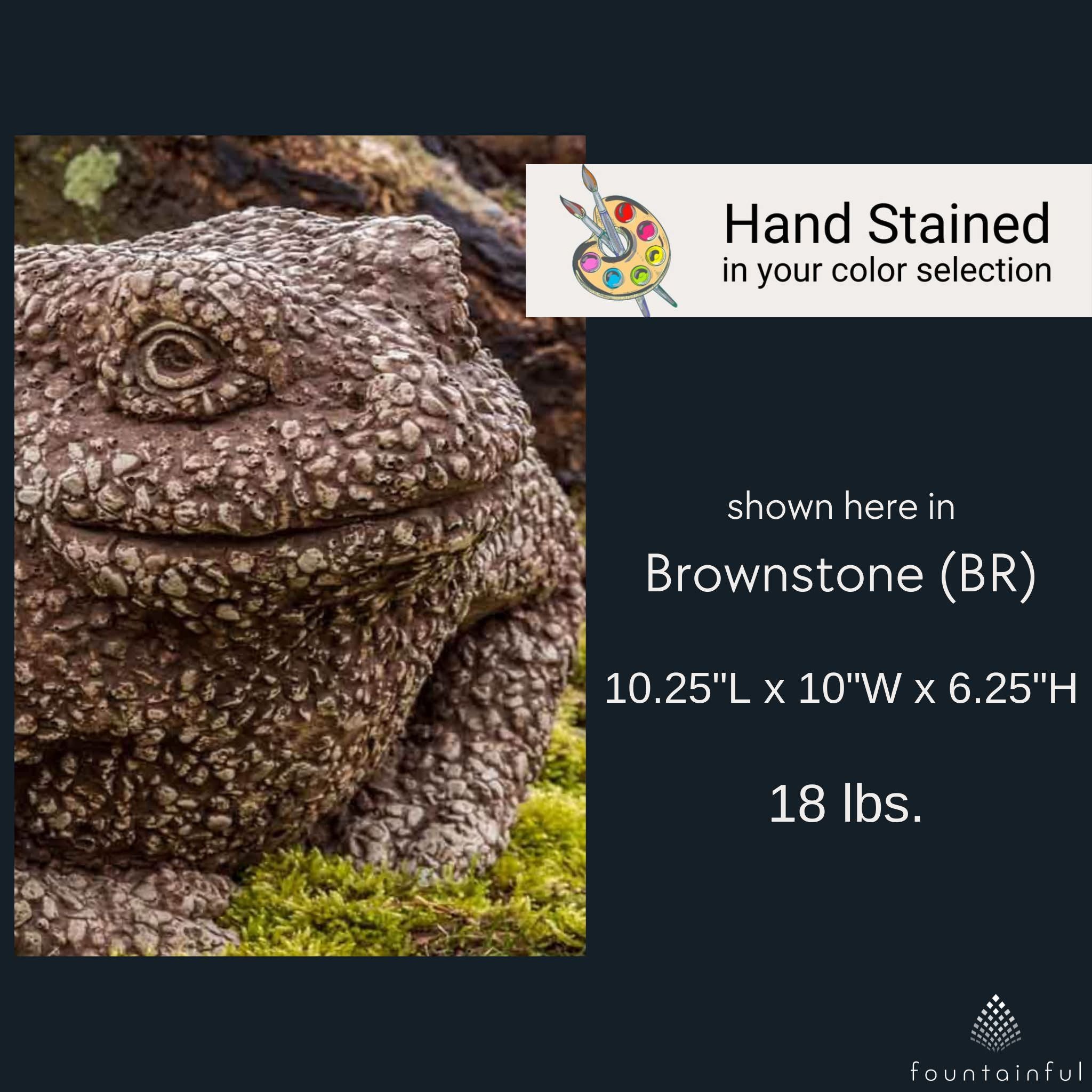 Forest Toad Concrete Garden Statue - Campania #A595