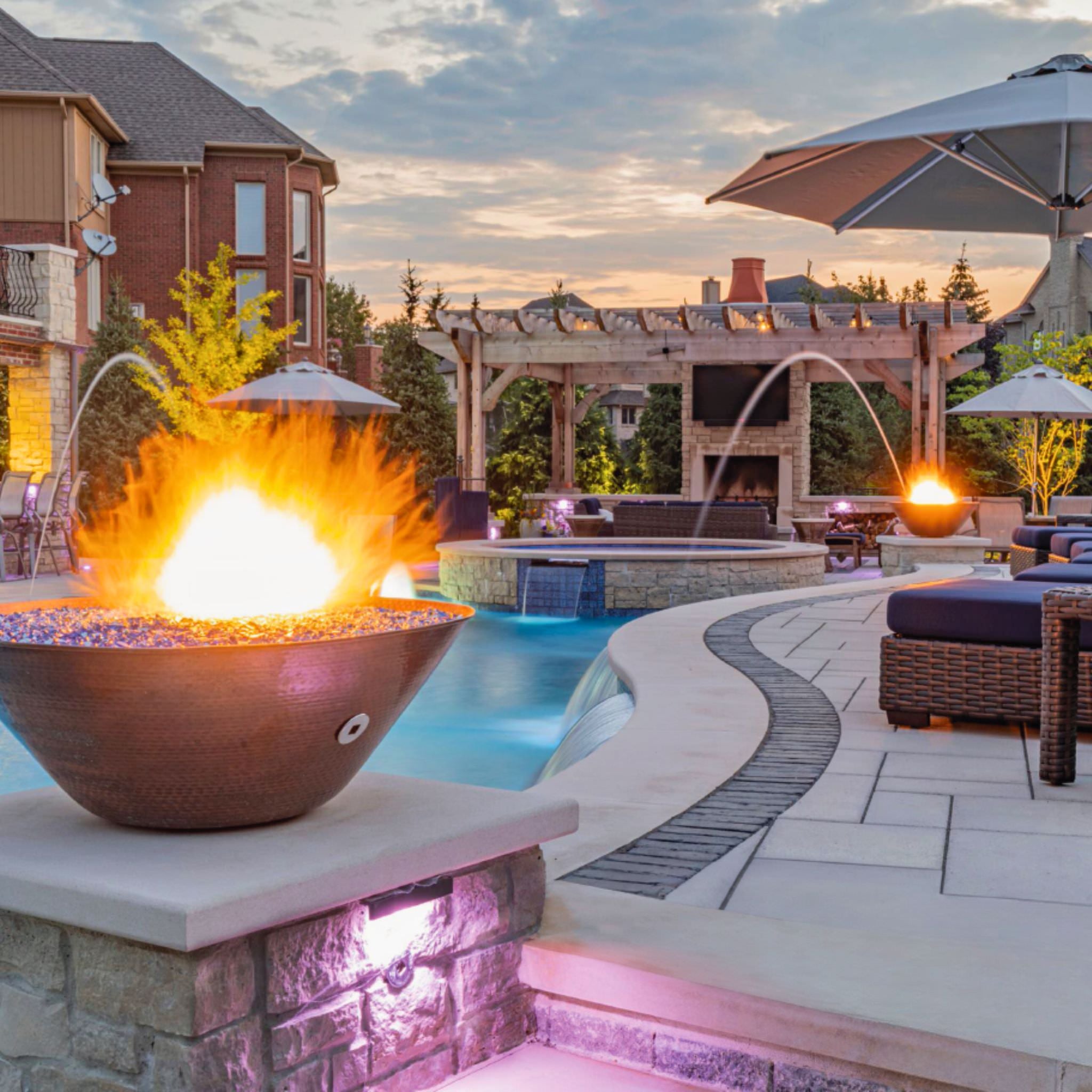 Remi Copper Fire Bowl - The Outdoor Plus