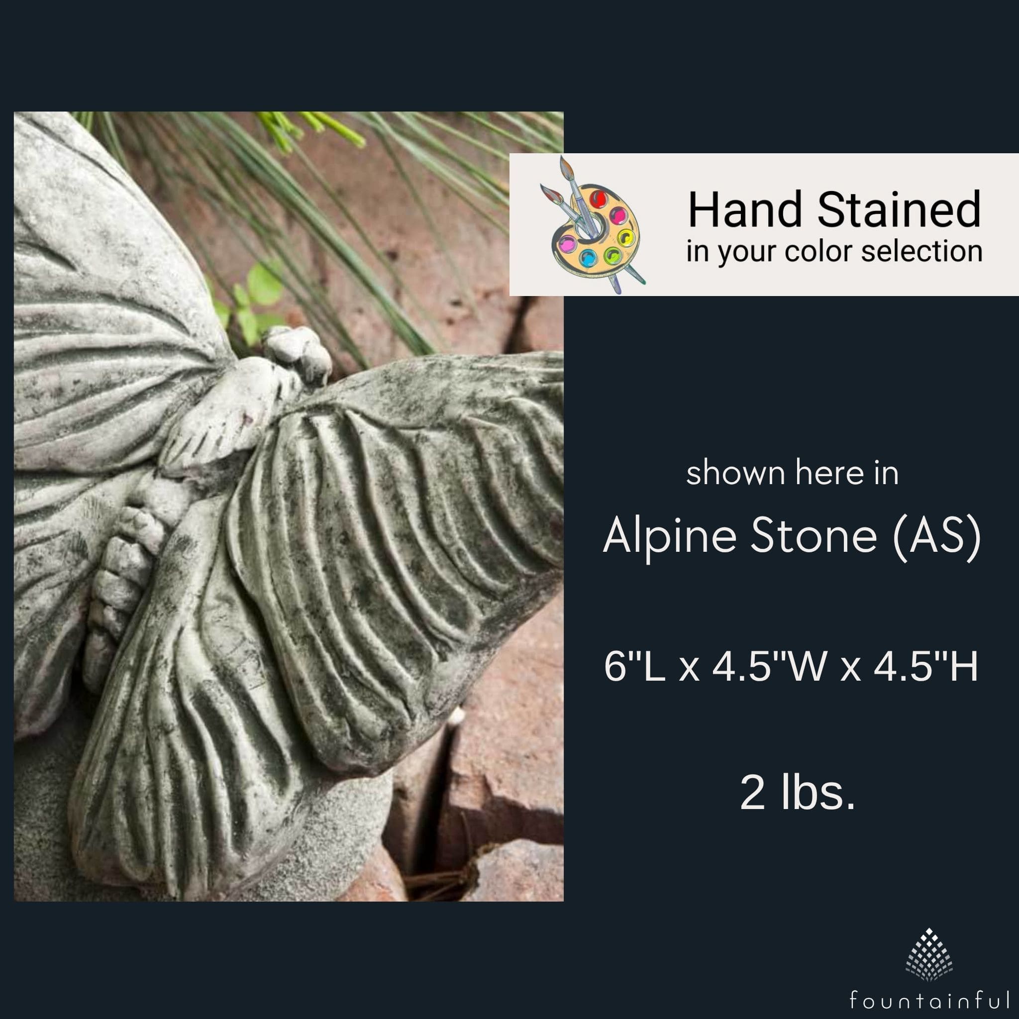 Butterfly Concrete Garden Statue - Campania #A396