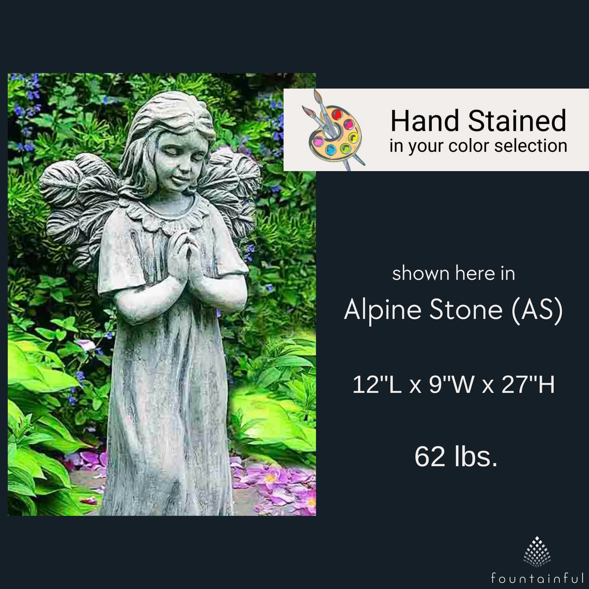 Campania International Angel's Prayer Garden Statue - Thumbnail 3