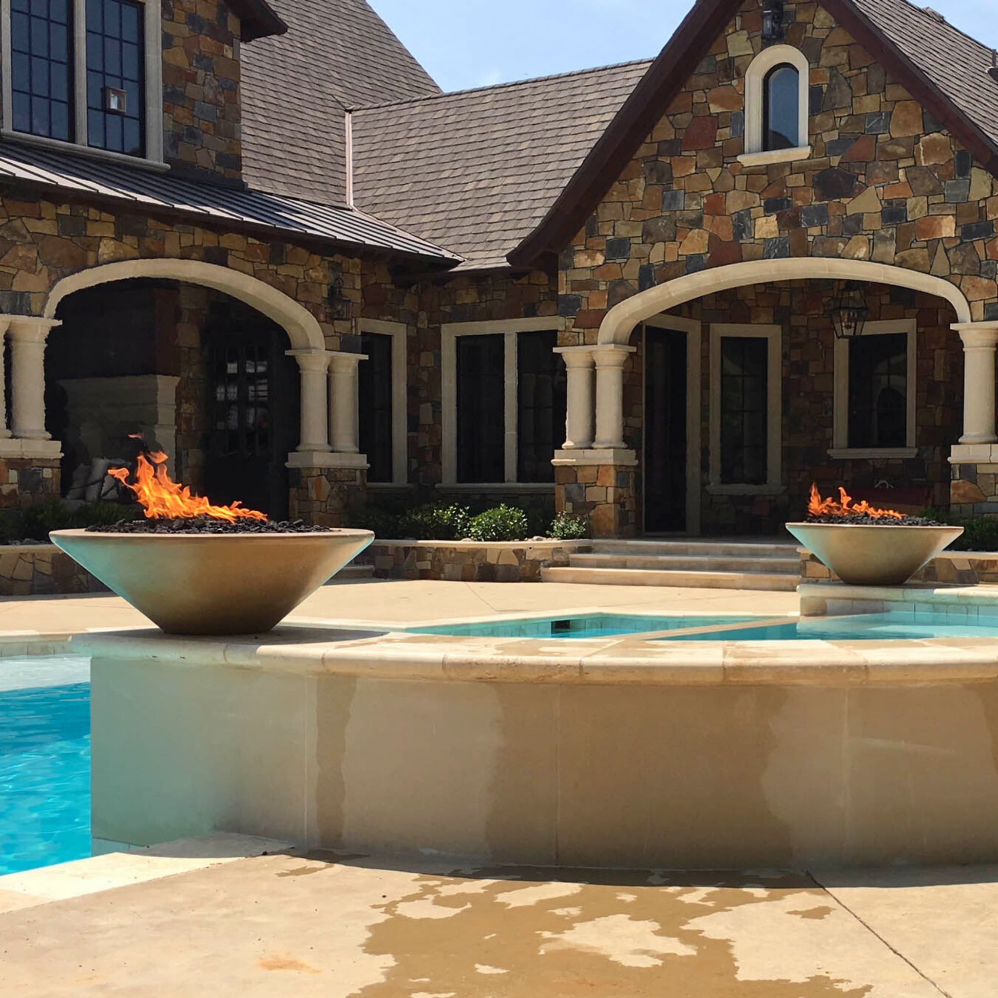 Cazo Concrete Fire Bowl - The Outdoor Plus
