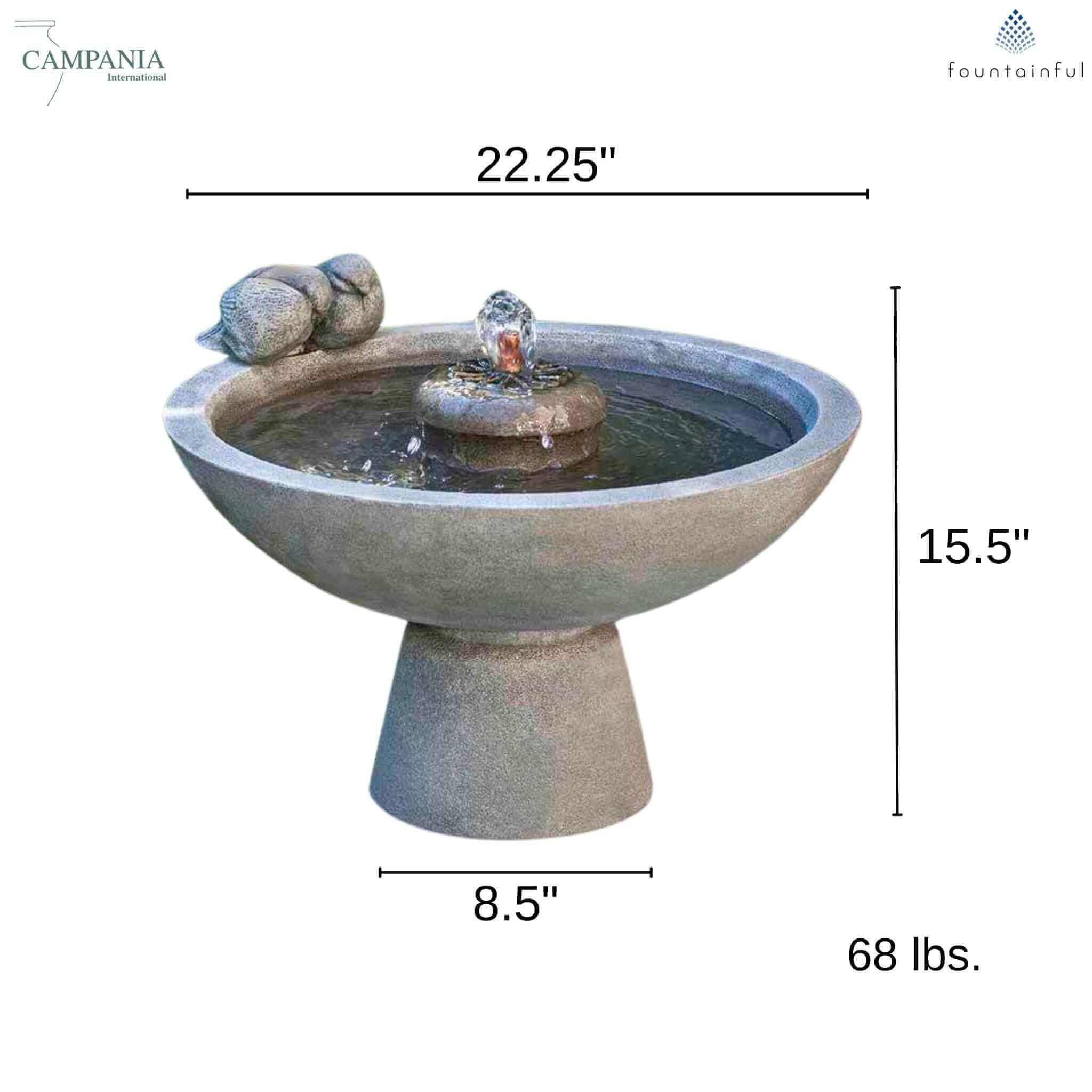 Paradiso Concrete Fountain - Campania #FT255