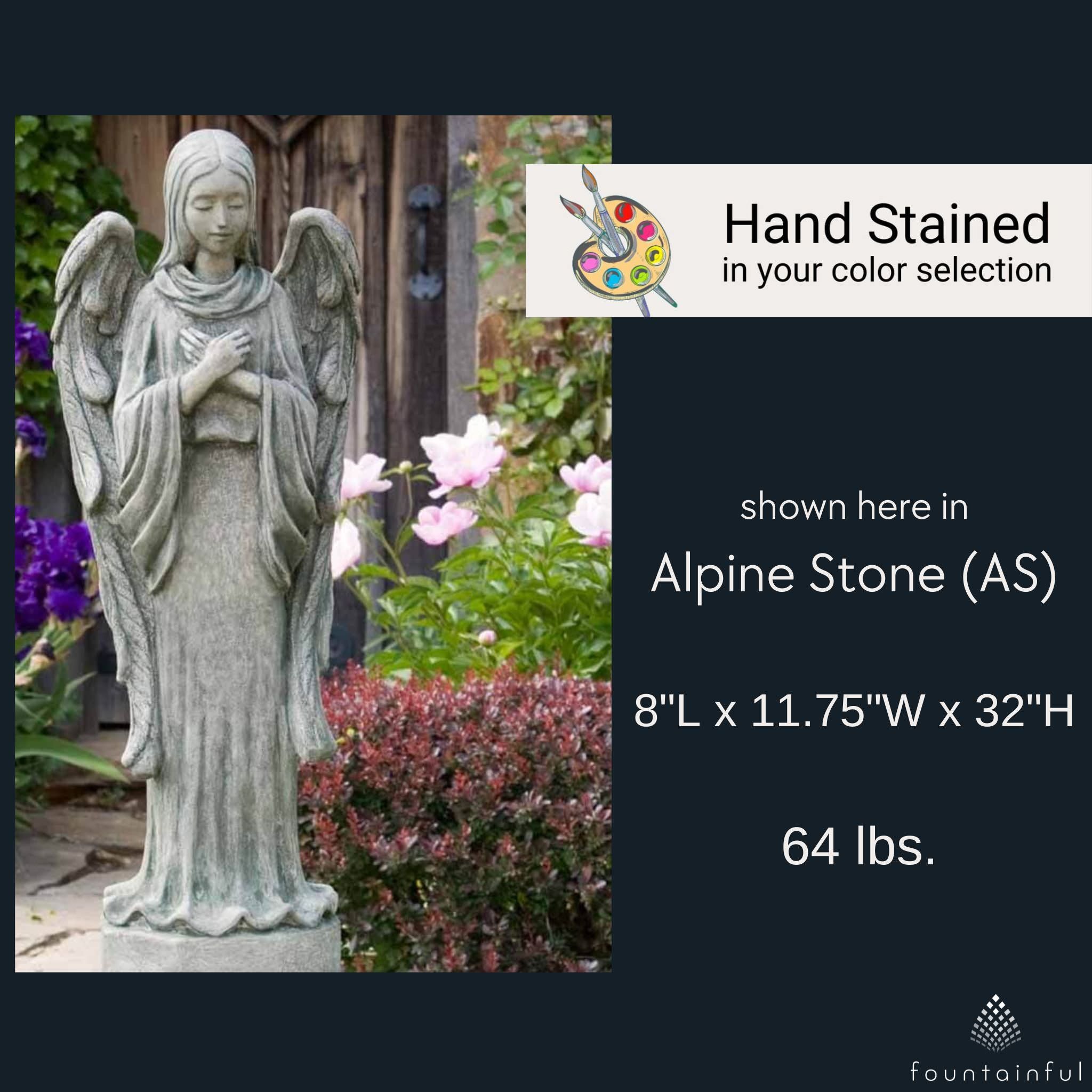 Autumn Angel Concrete Garden Statue - Campania #R060