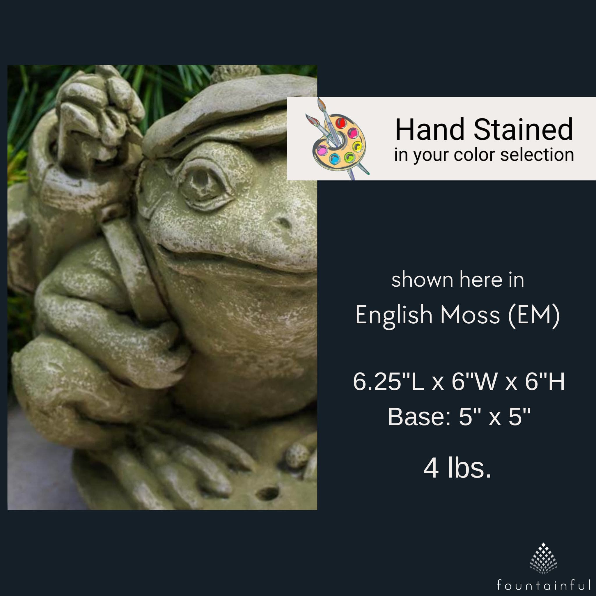 Golfer Frog Concrete Statue - Campania #A514