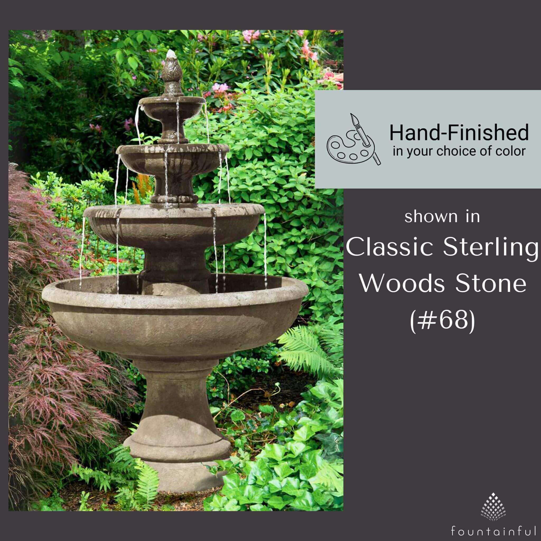 Picasso 3-Tier Concrete Fountain - Thumbnail 4