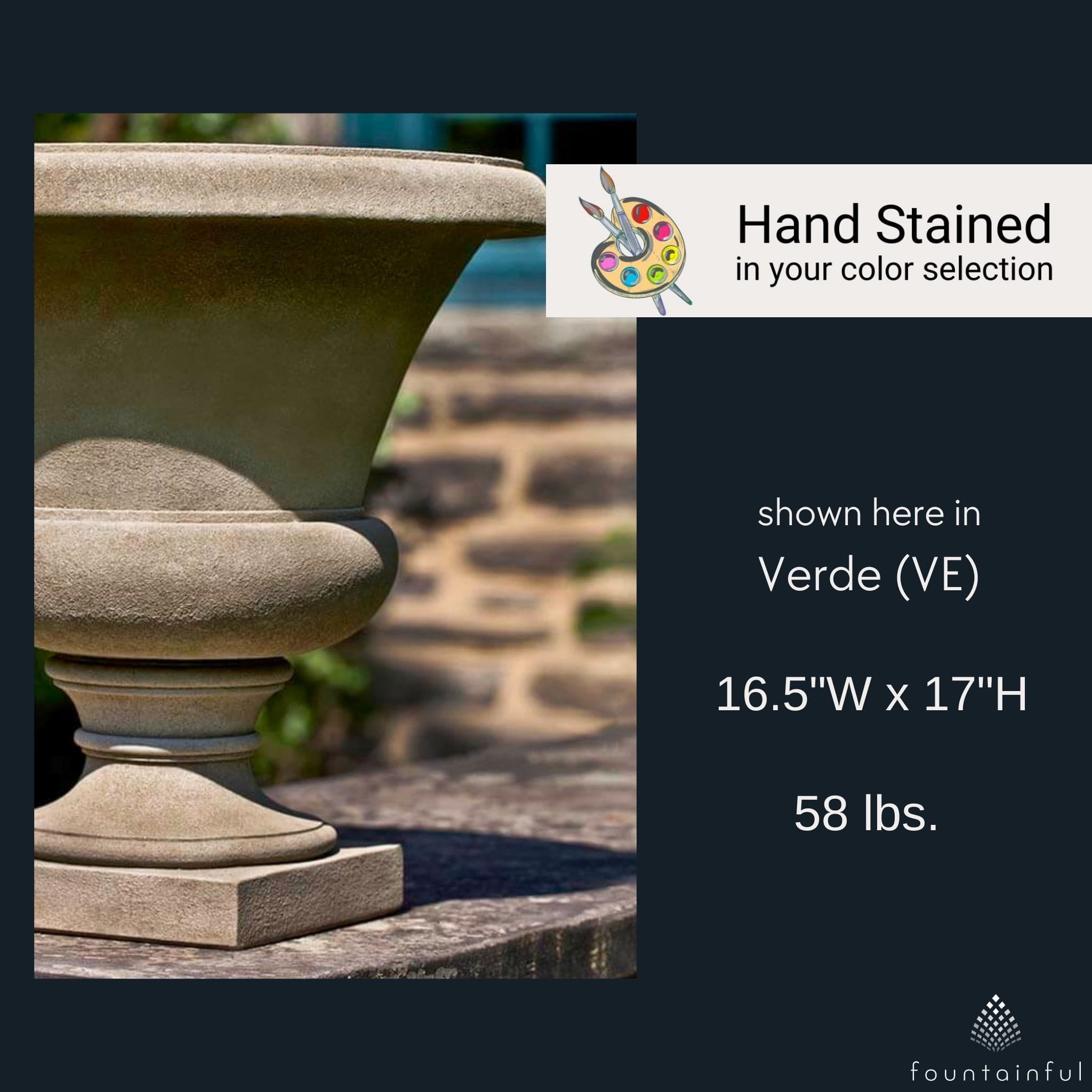 Mt. Airy Concrete Urn Planter - Campania #P646