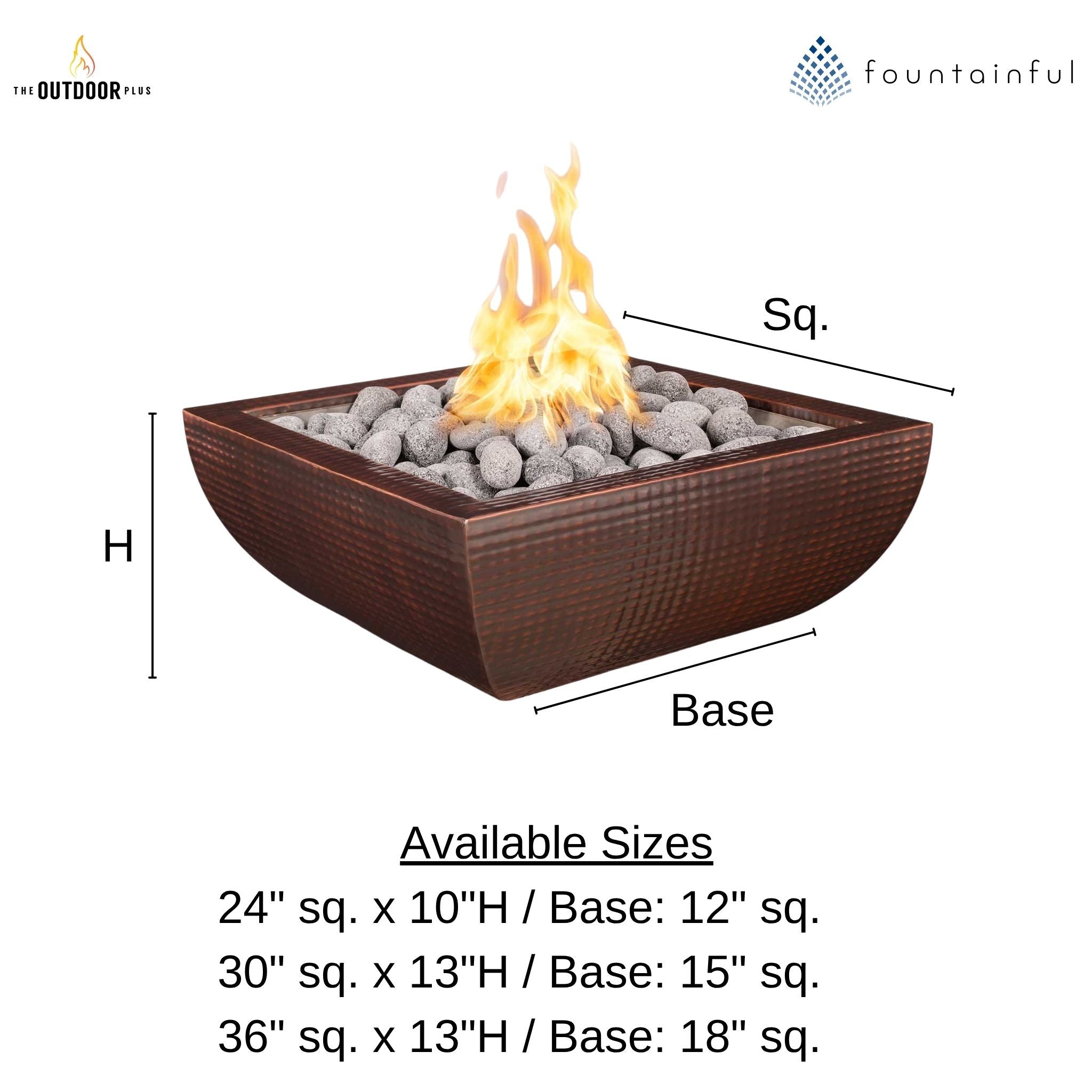 Avalon Copper Fire Bowl - The Outdoor Plus