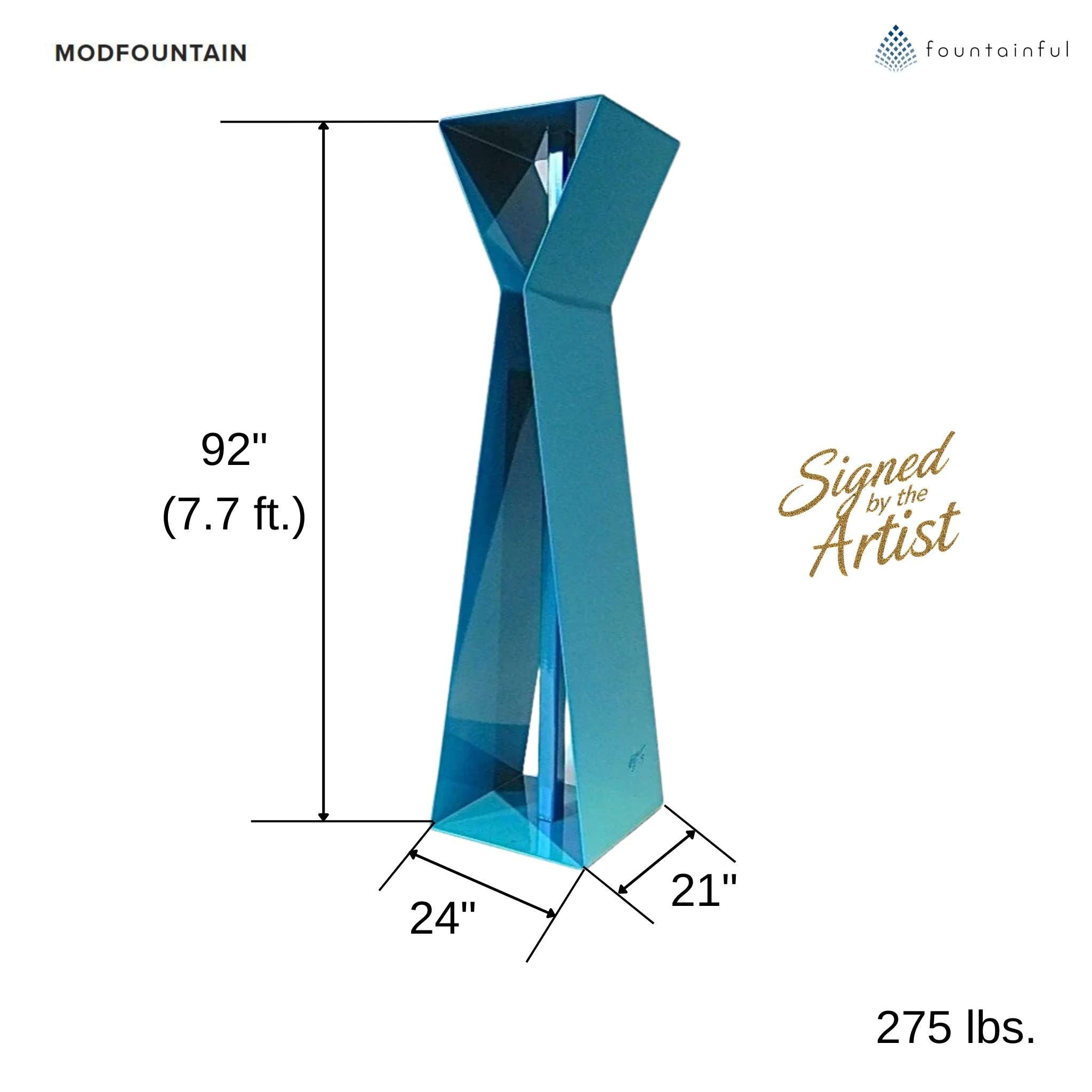 X4 Modern Fountain in Steel