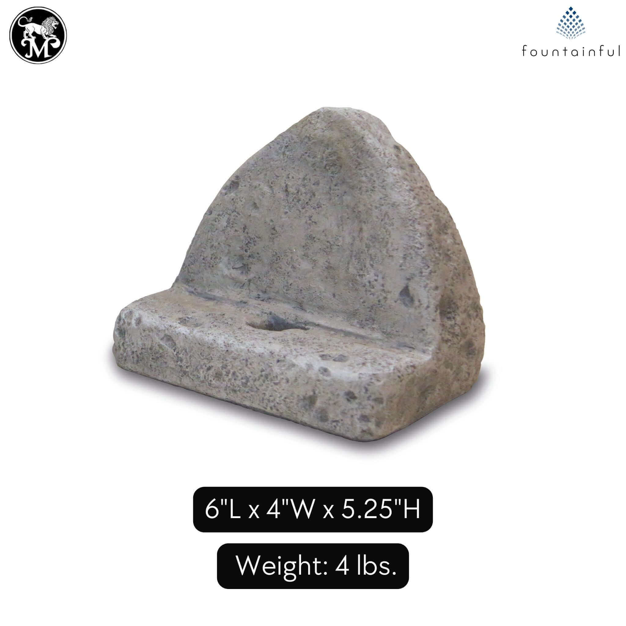 Concrete Stand for Garden Greeting Stone - Thumbnail 2