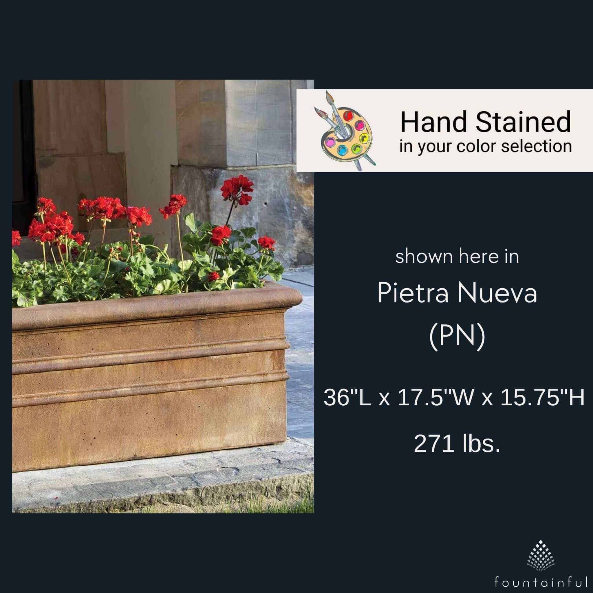 Campania International Classic Rolled Rim Window Box - Thumbnail 5