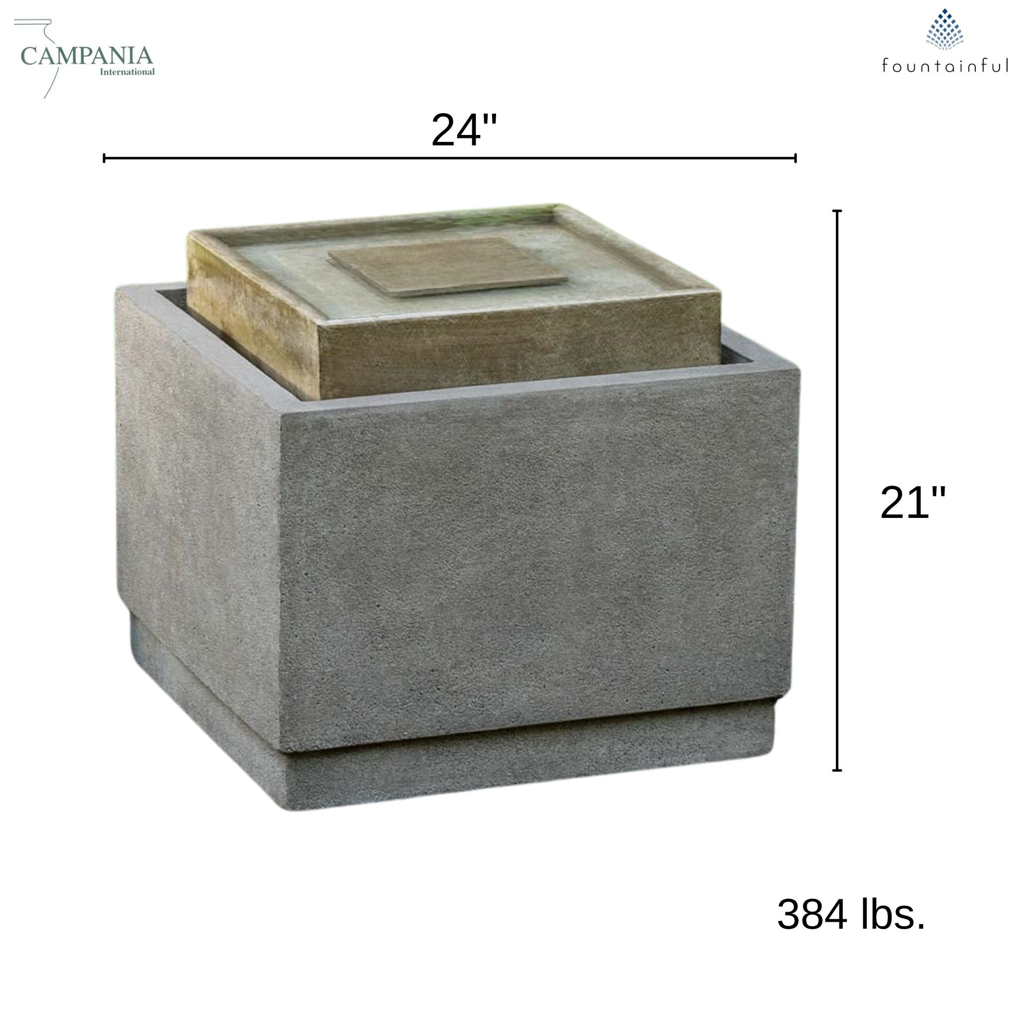 Infinity Concrete Fountain - Campania #FT428