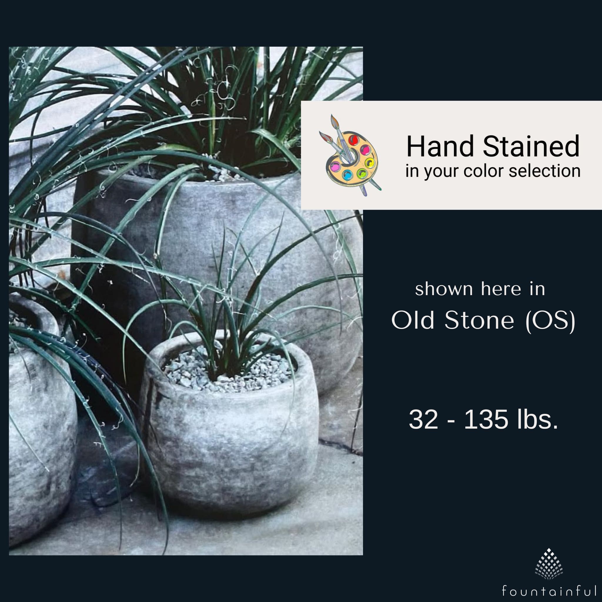 Honey Jar Concrete Planters - Fiore #610
