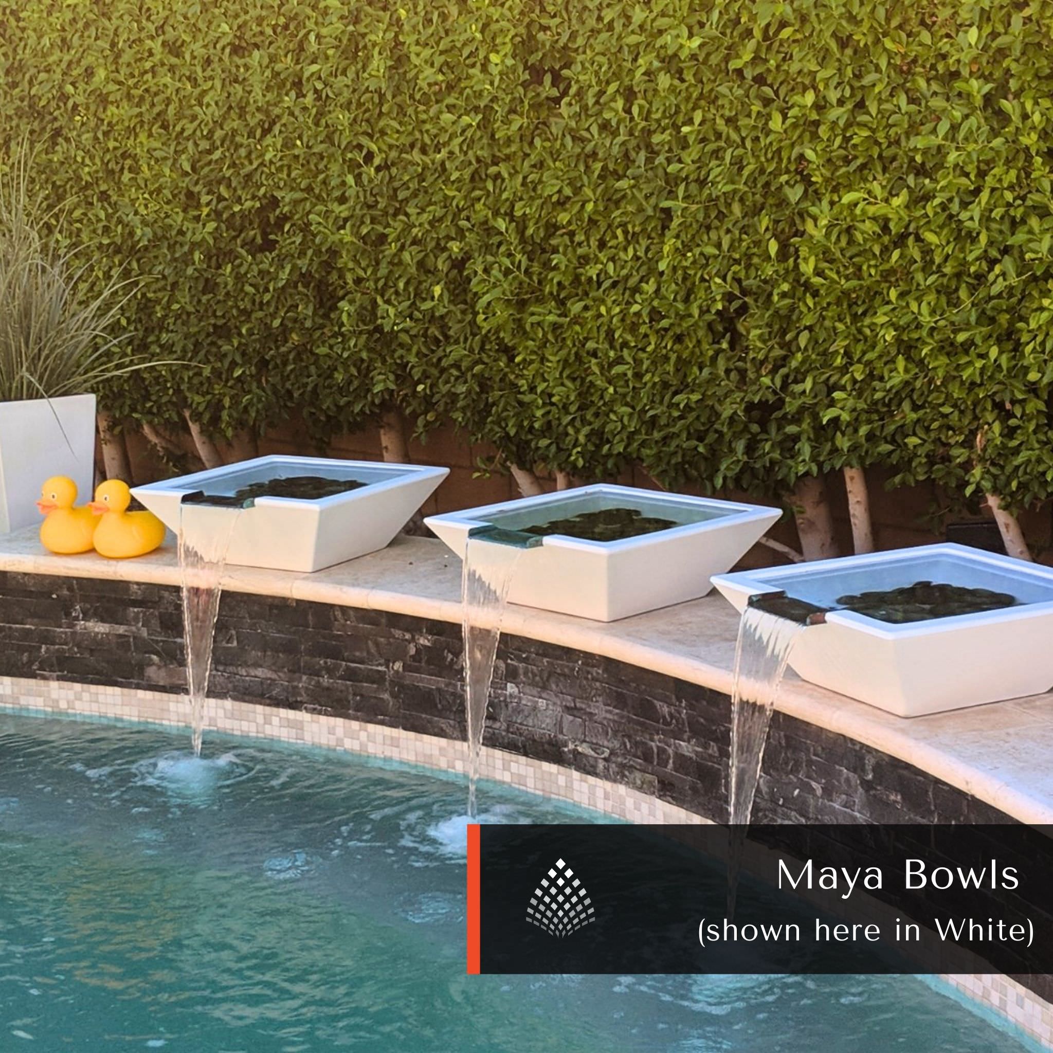 "Maya" Concrete Water Bowl - The Outdoor Plus