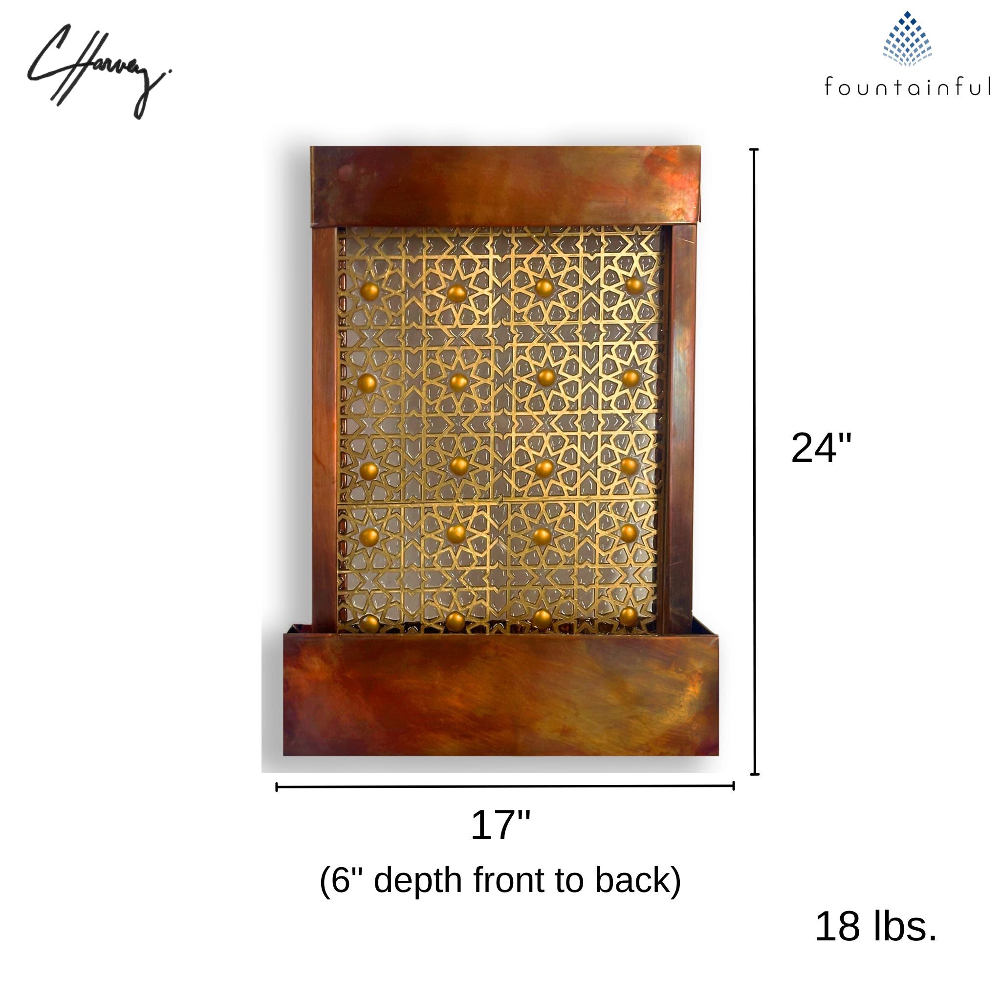 Tangier Tabletop Sculpture Fountain - CHG