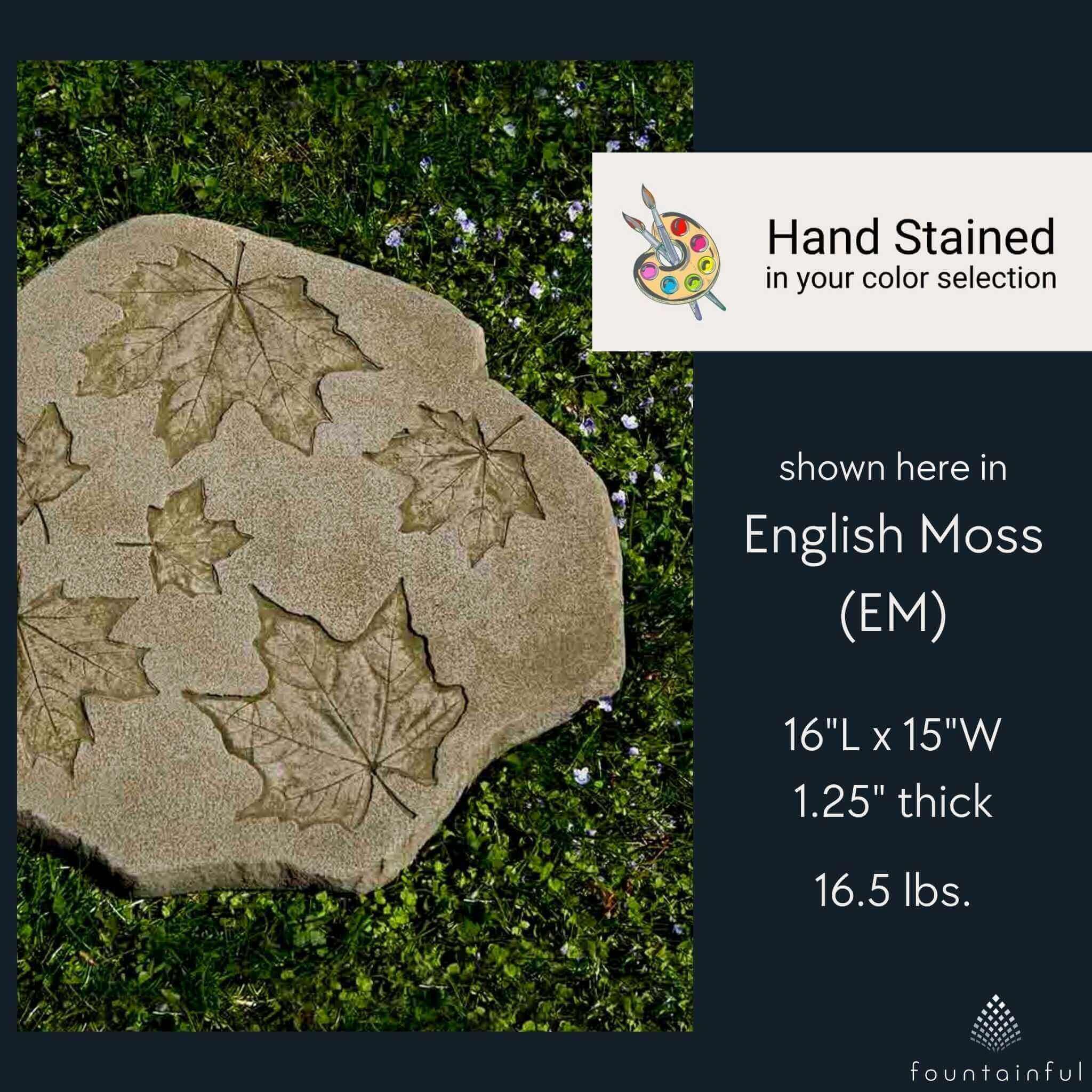 Campania International Sugar Maple Stepping Stone - Thumbnail 5