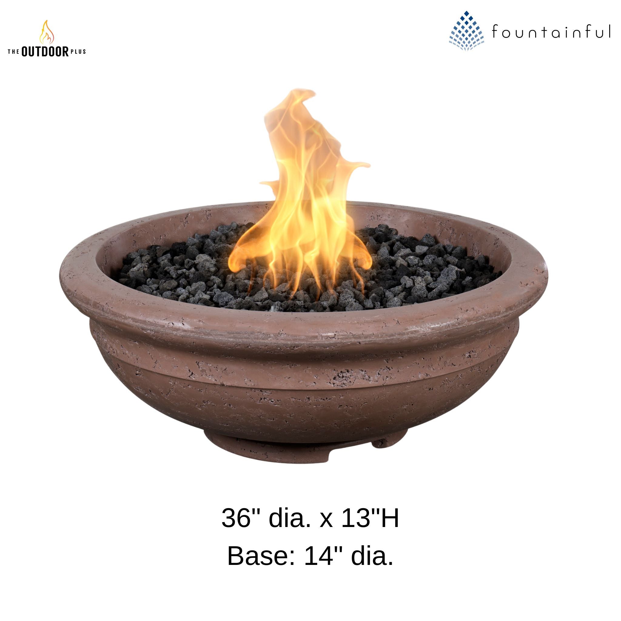 Rodeo Concrete Fire Bowl - The Outdoor Plus