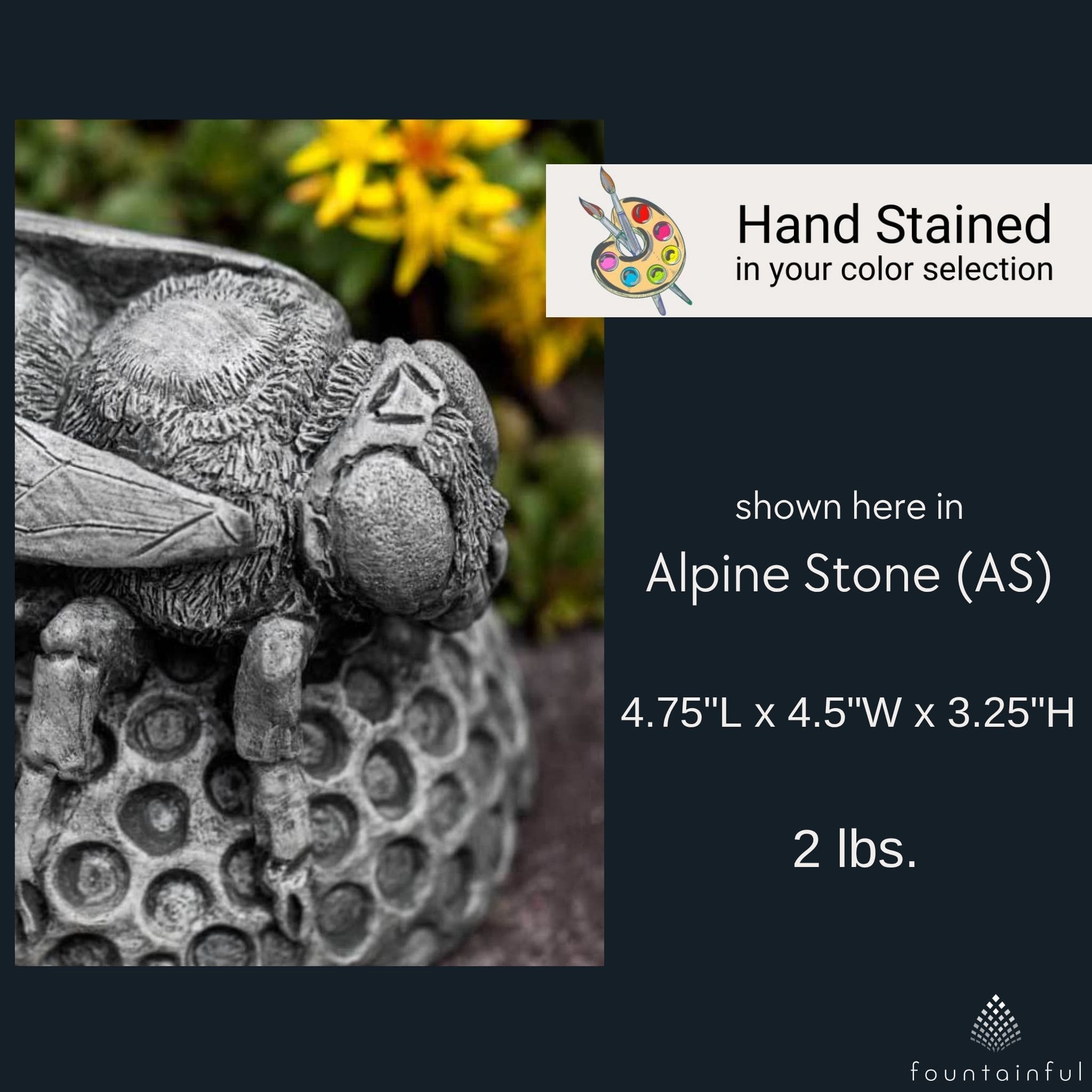 Honey Bee Concrete Garden Statue - Campania #A582