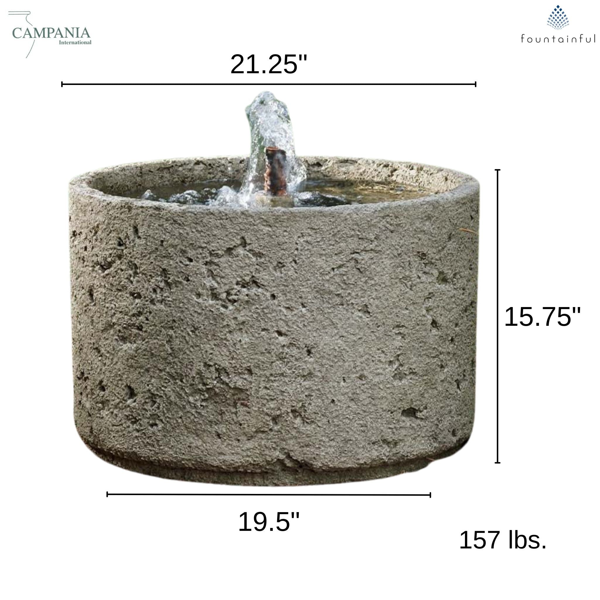 Paros Concrete Fountain - Campania #FT435