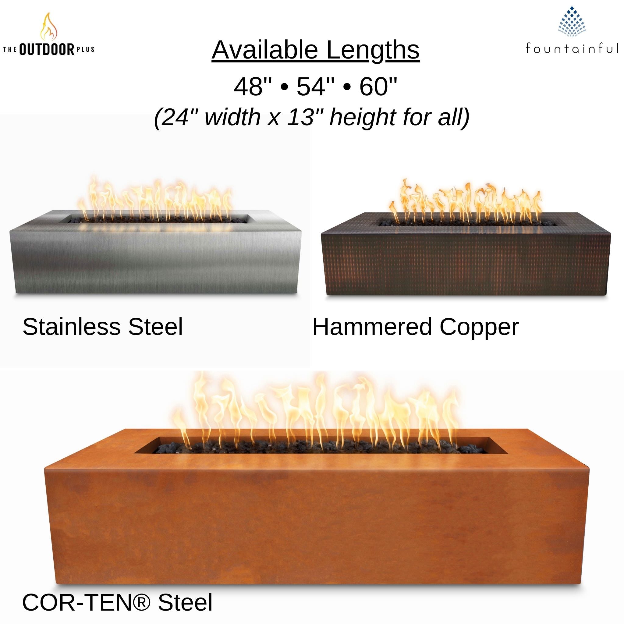 Regal Metals Collection Gas Fire Pits - The Outdoor Plus