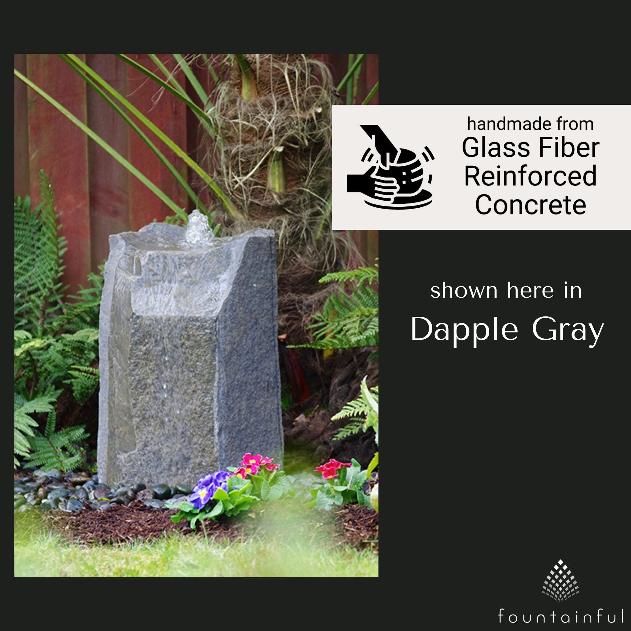 Hollow Springs GFRC Boulder Fountain - Complete Kit - Thumbnail 3