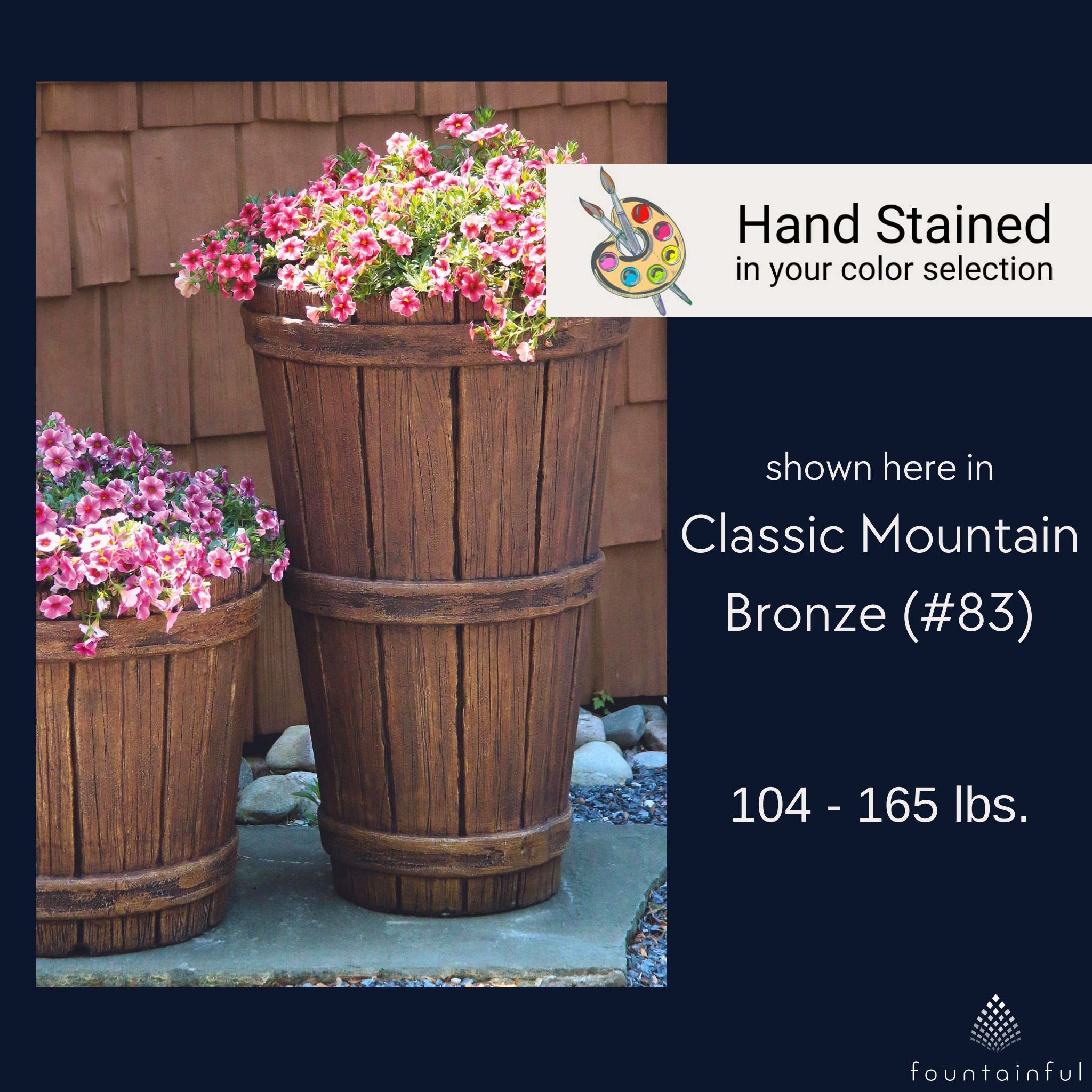 Castaway Round Concrete Planters - Thumbnail 2